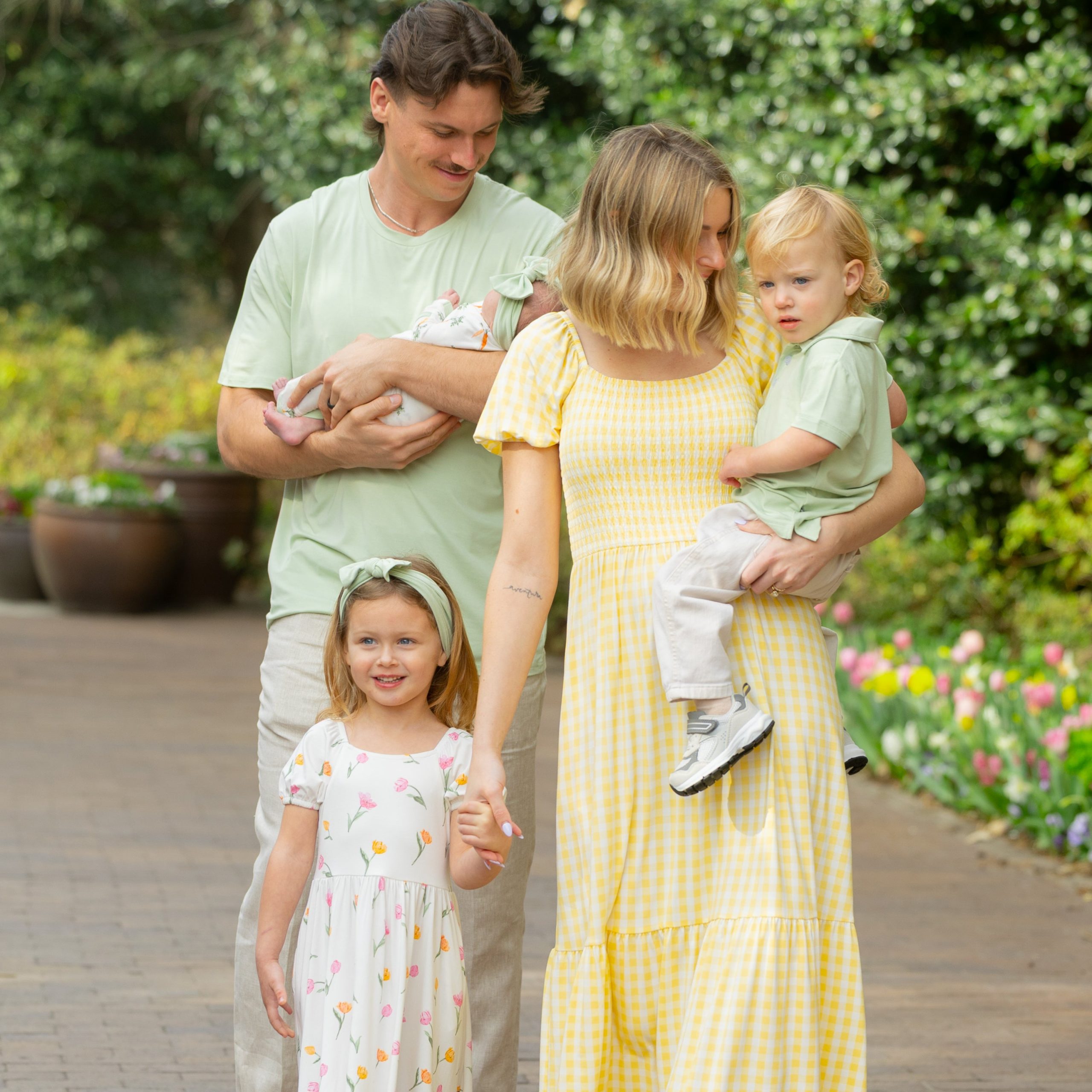 Puff Sleeve Twirl Dress in Tulip - Image 4