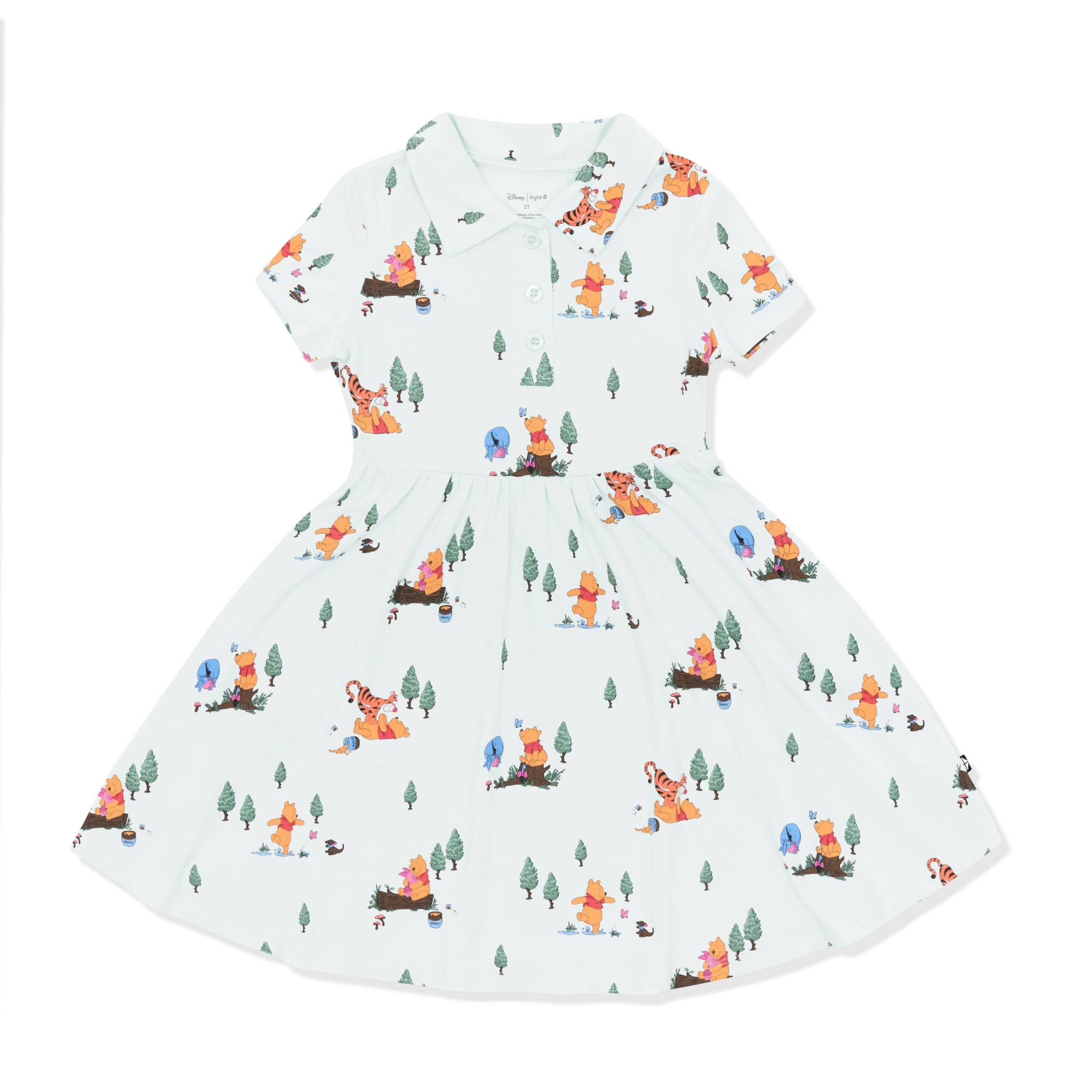 Polo Dress in Winnie the Pooh Hundred Acre Wood - Image 2