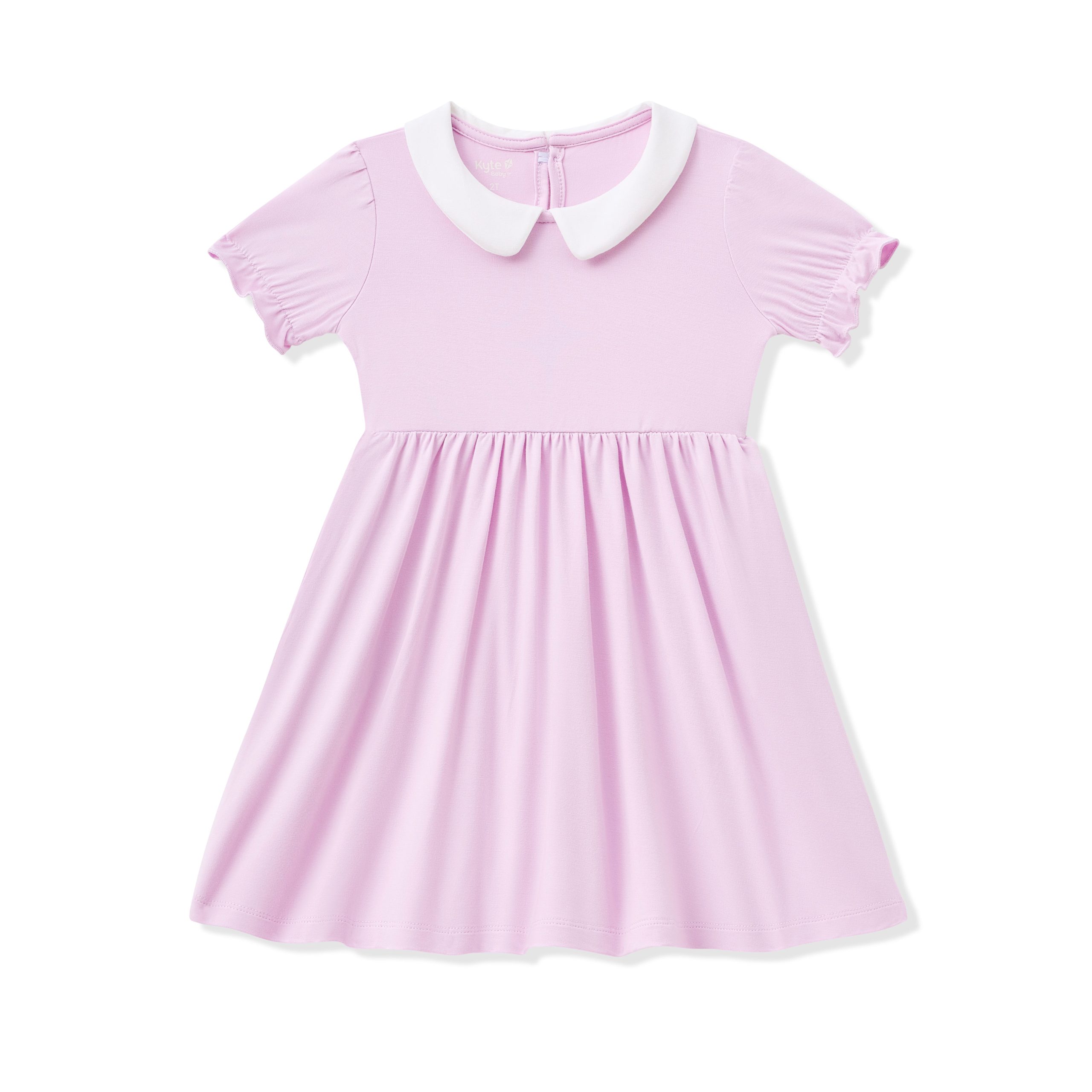 Peter Pan Collar Dress in Thistle - Image 2