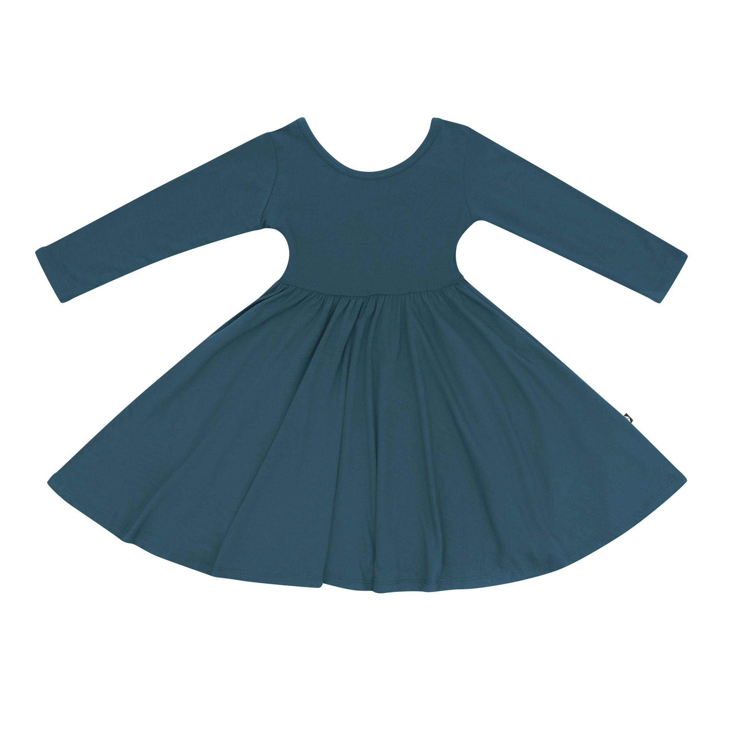 Long Sleeve Twirl Dress in Atlantic - Image 2