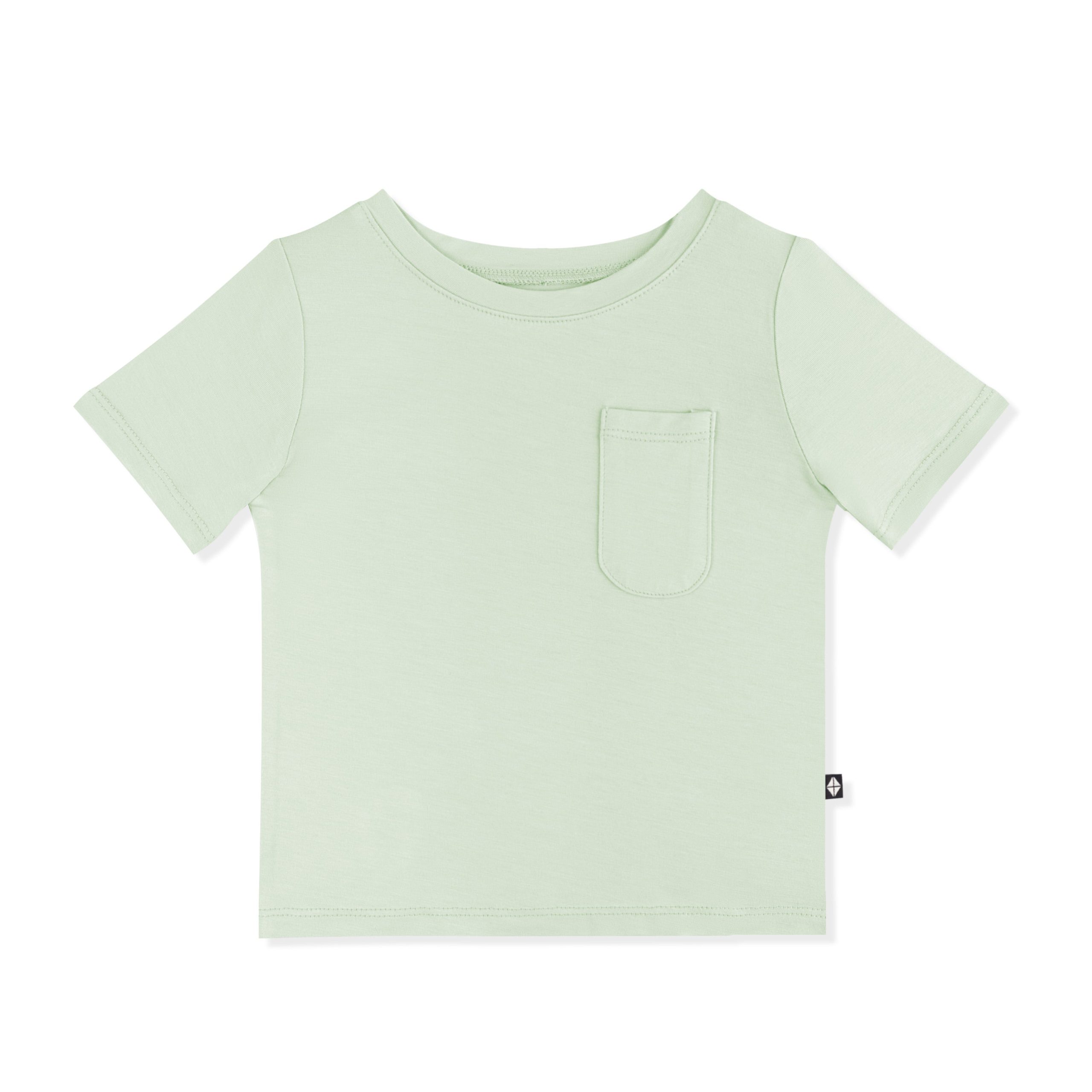 Toddler Crew Neck Tee in Basil - Image 2