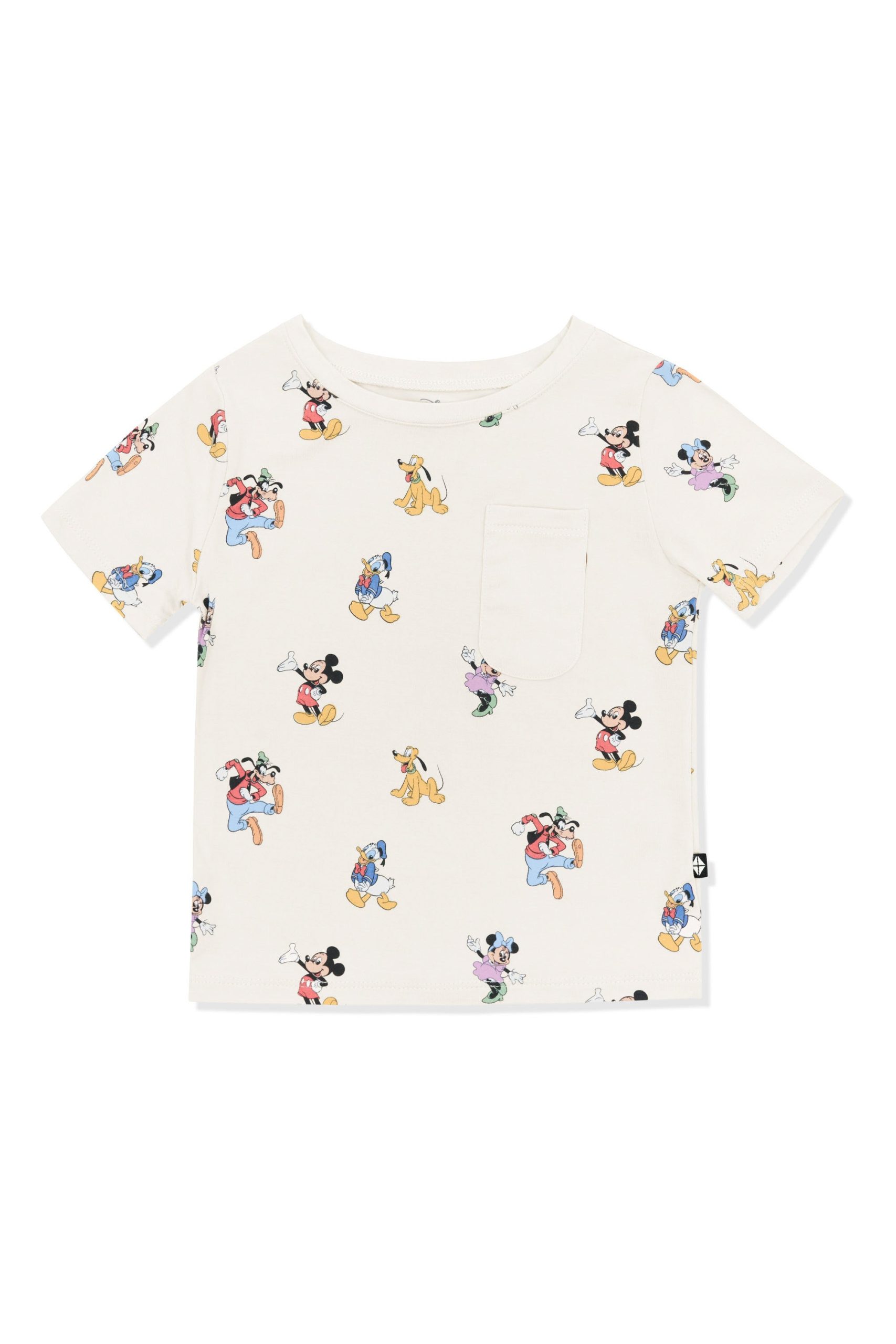 Toddler Crew Neck Tee in Mickey Mouse and Friends - Image 2