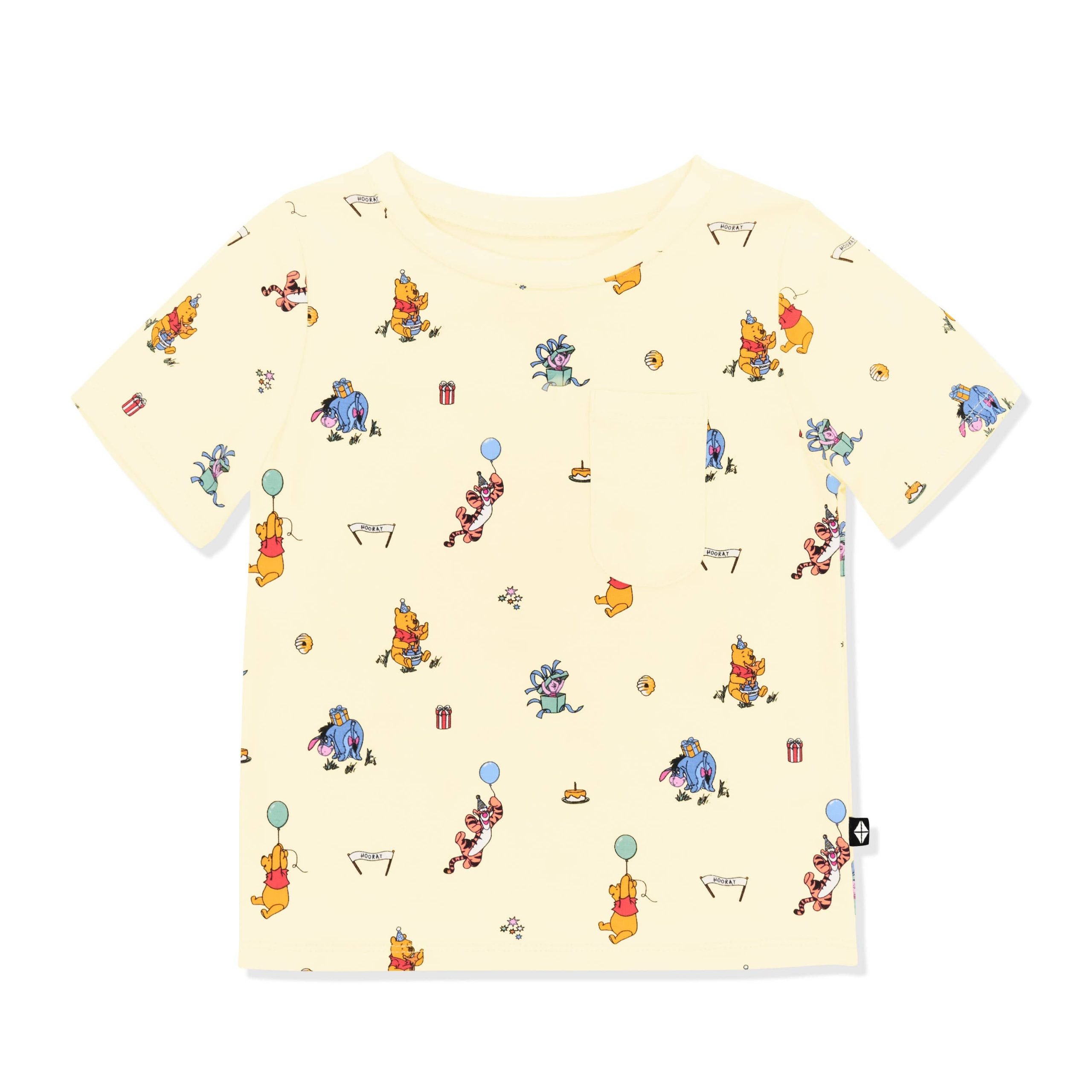 Toddler Crew Neck Tee in Winnie the Pooh Celebration - Image 2