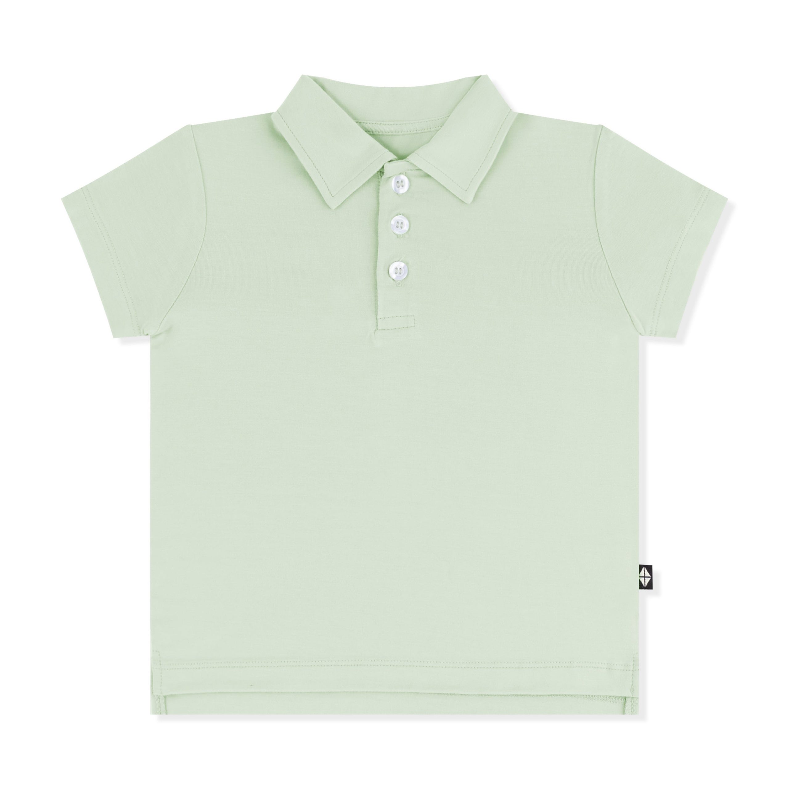 Toddler Short Sleeve Polo in Basil - Image 7