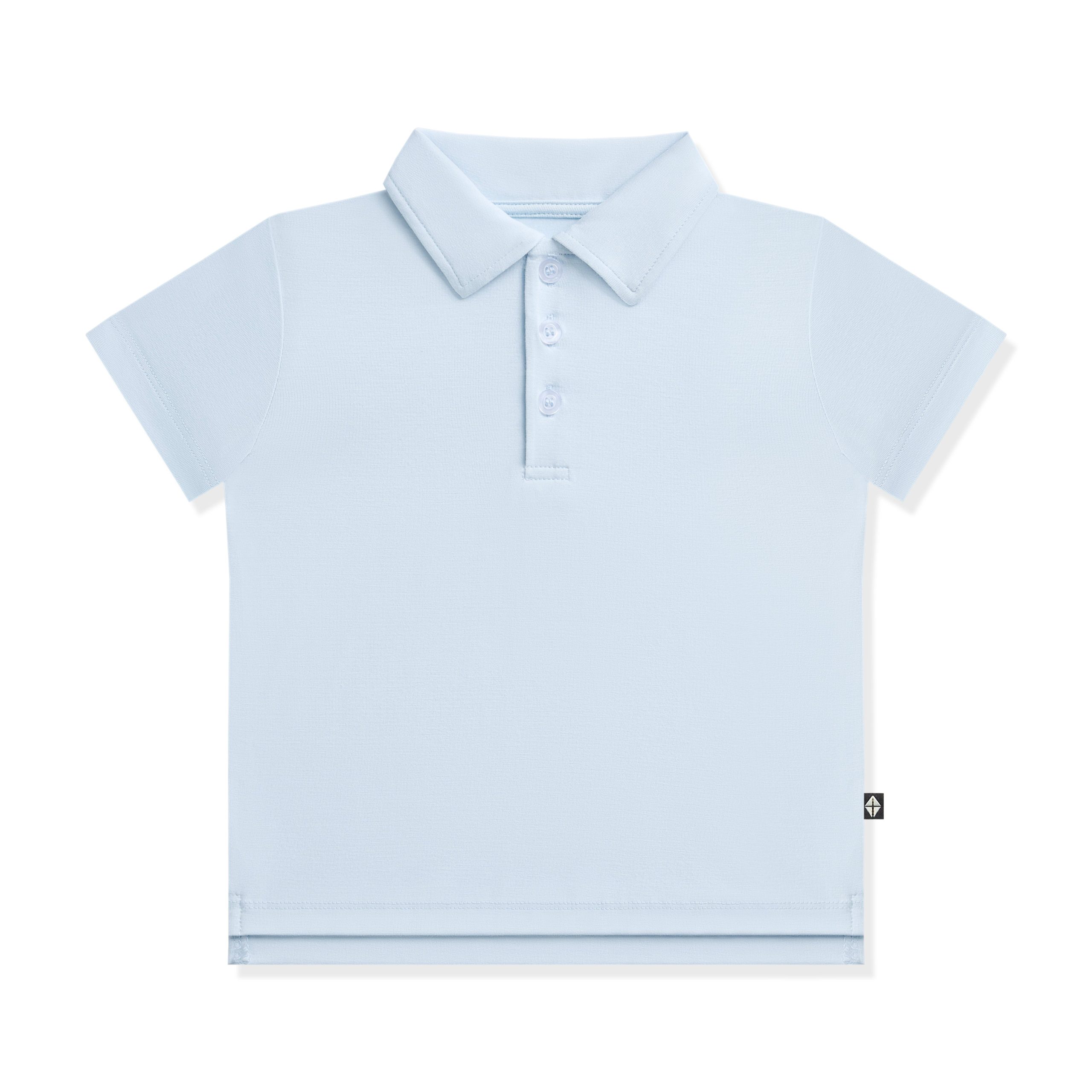 Toddler Short Sleeve Polo in Breeze - Image 2