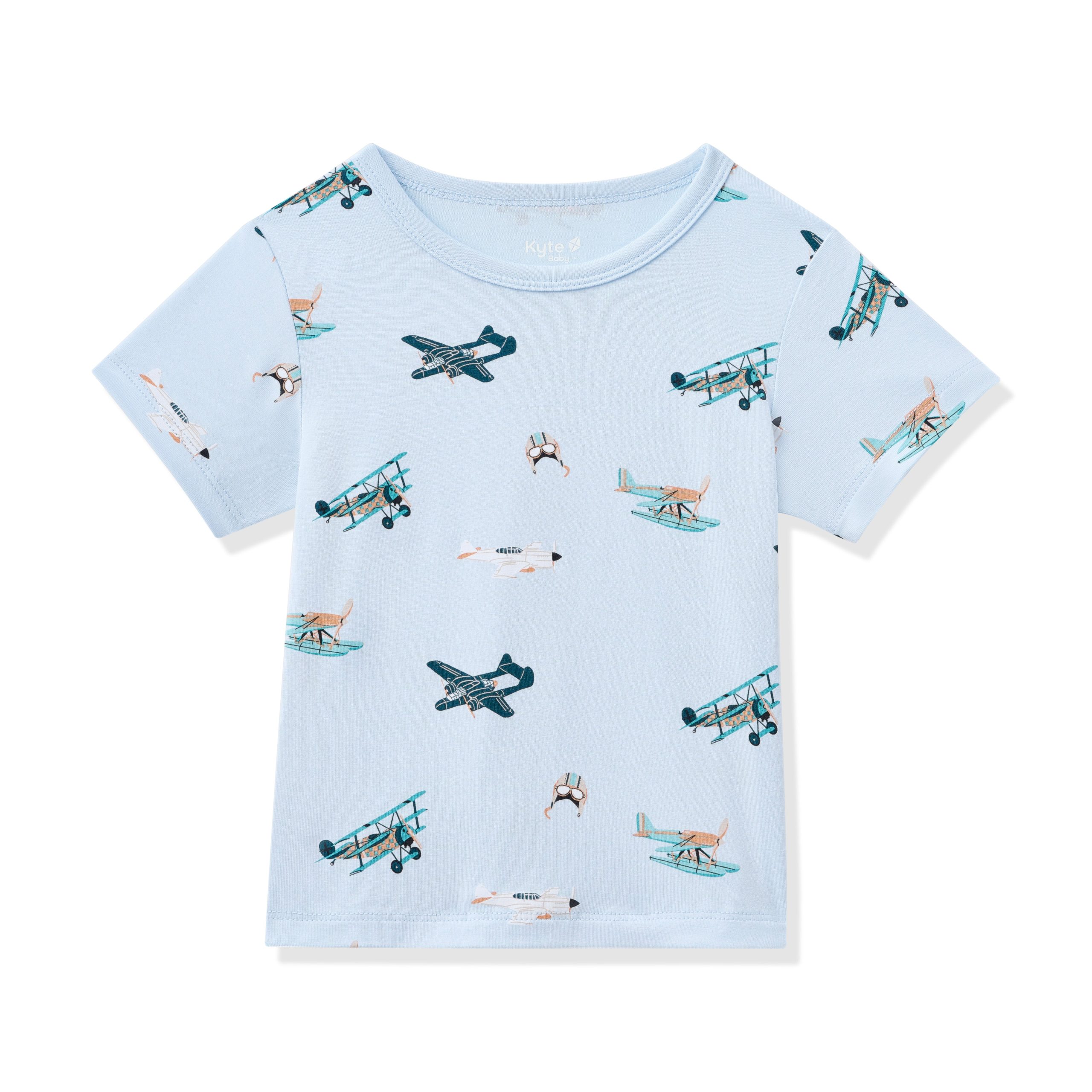 Toddler Basic Tee in Take Off - Image 2