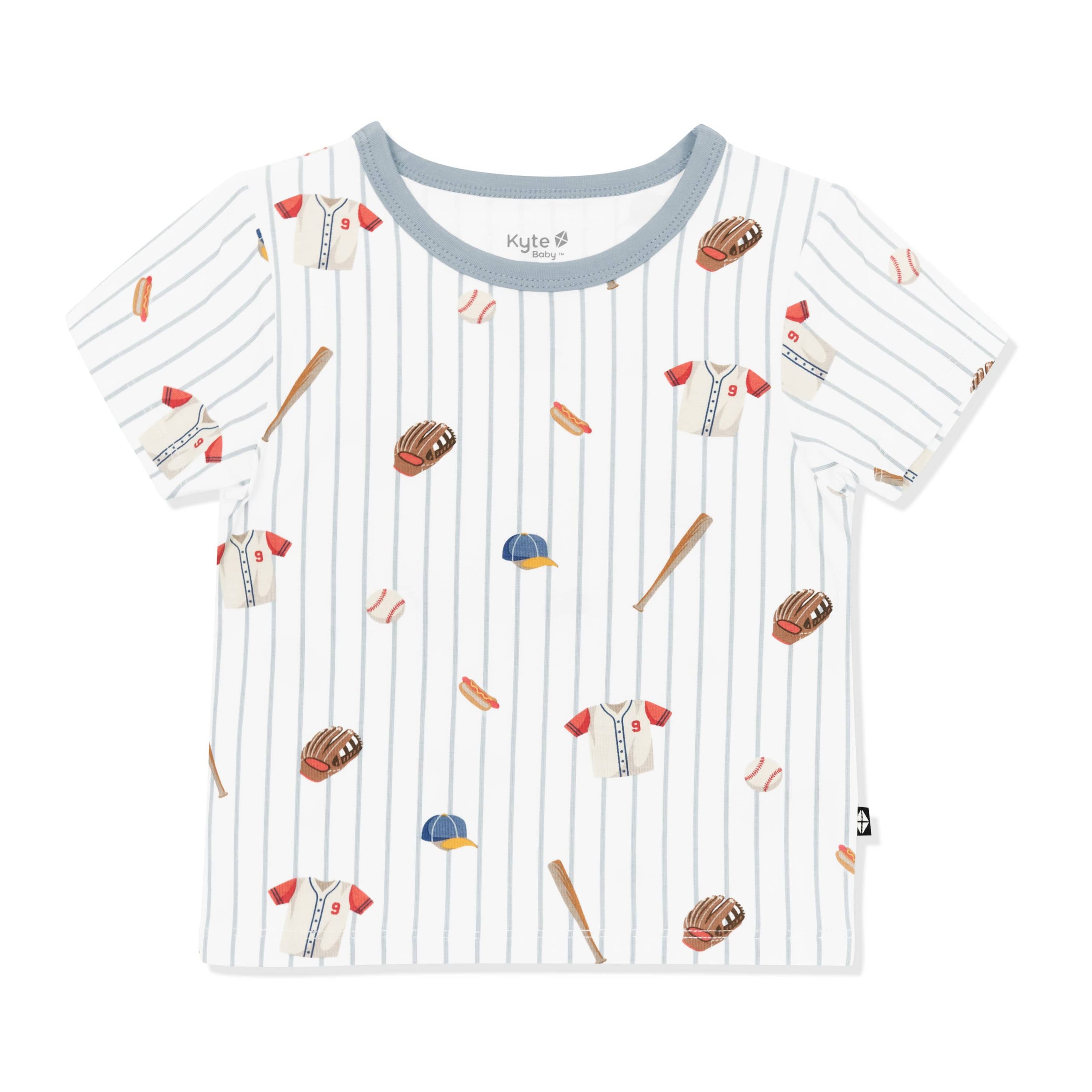 Toddler Basic Tee in Home Run - Image 2