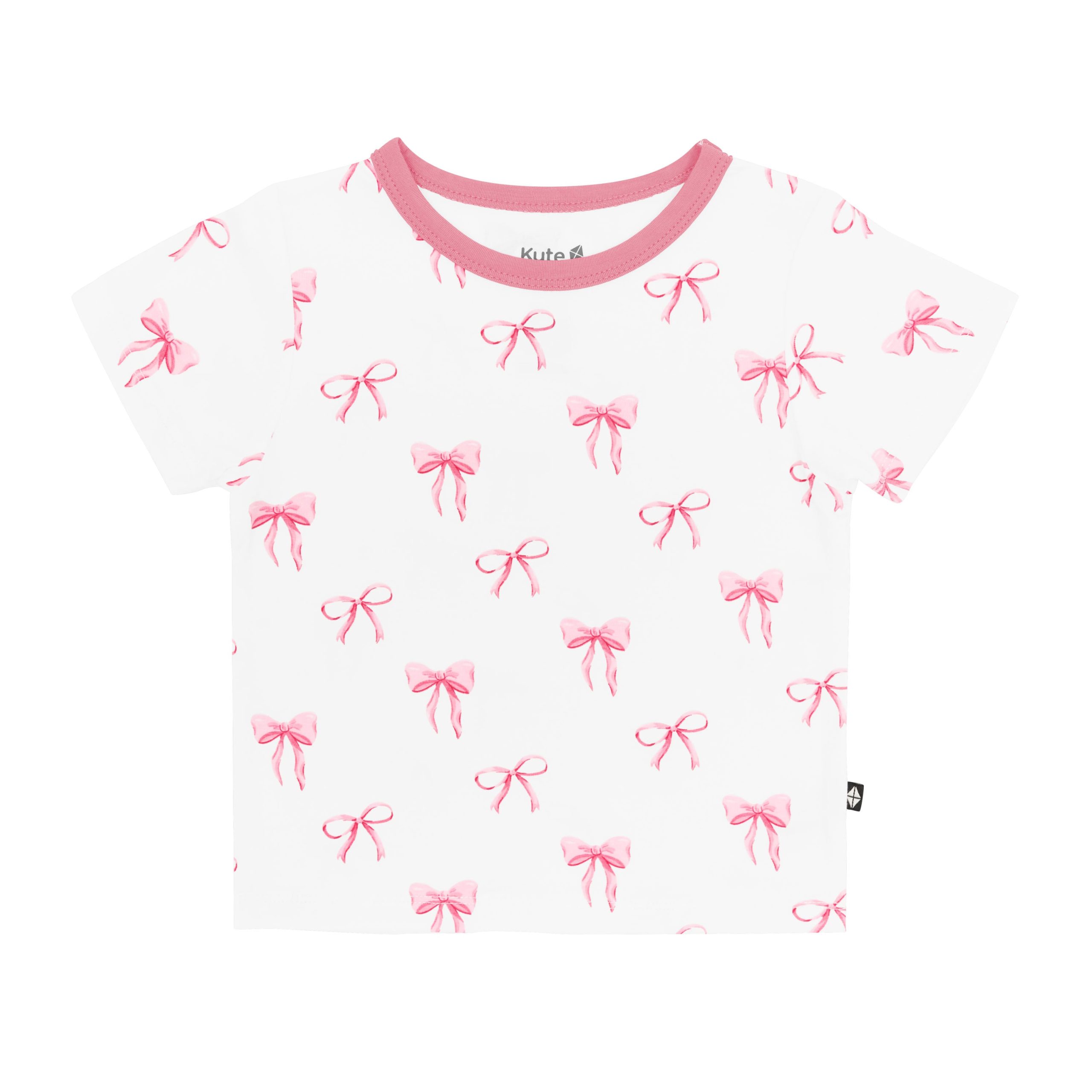 Toddler Basic Tee in Bow - Image 2