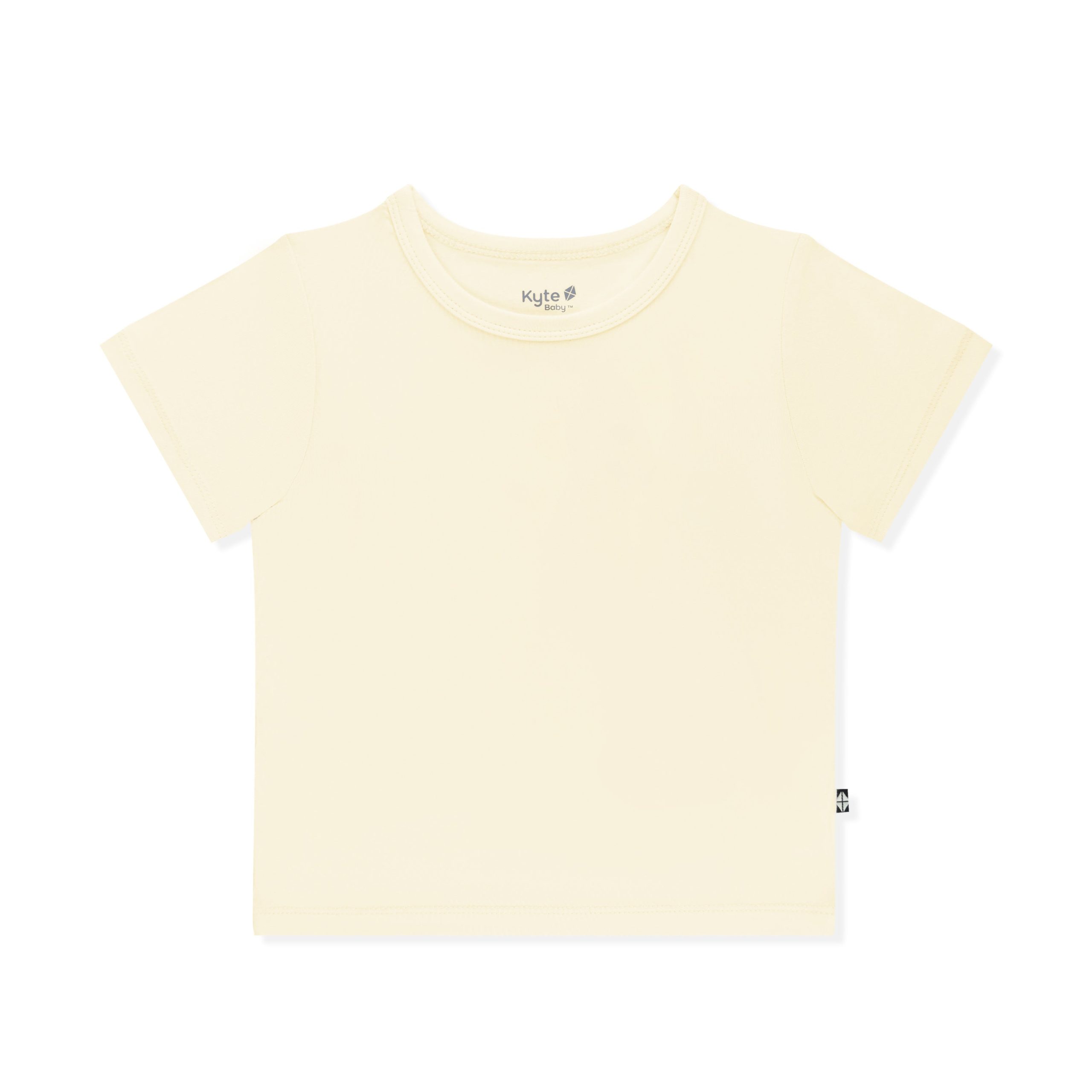 Toddler Basic Tee in Chamomile - Image 2