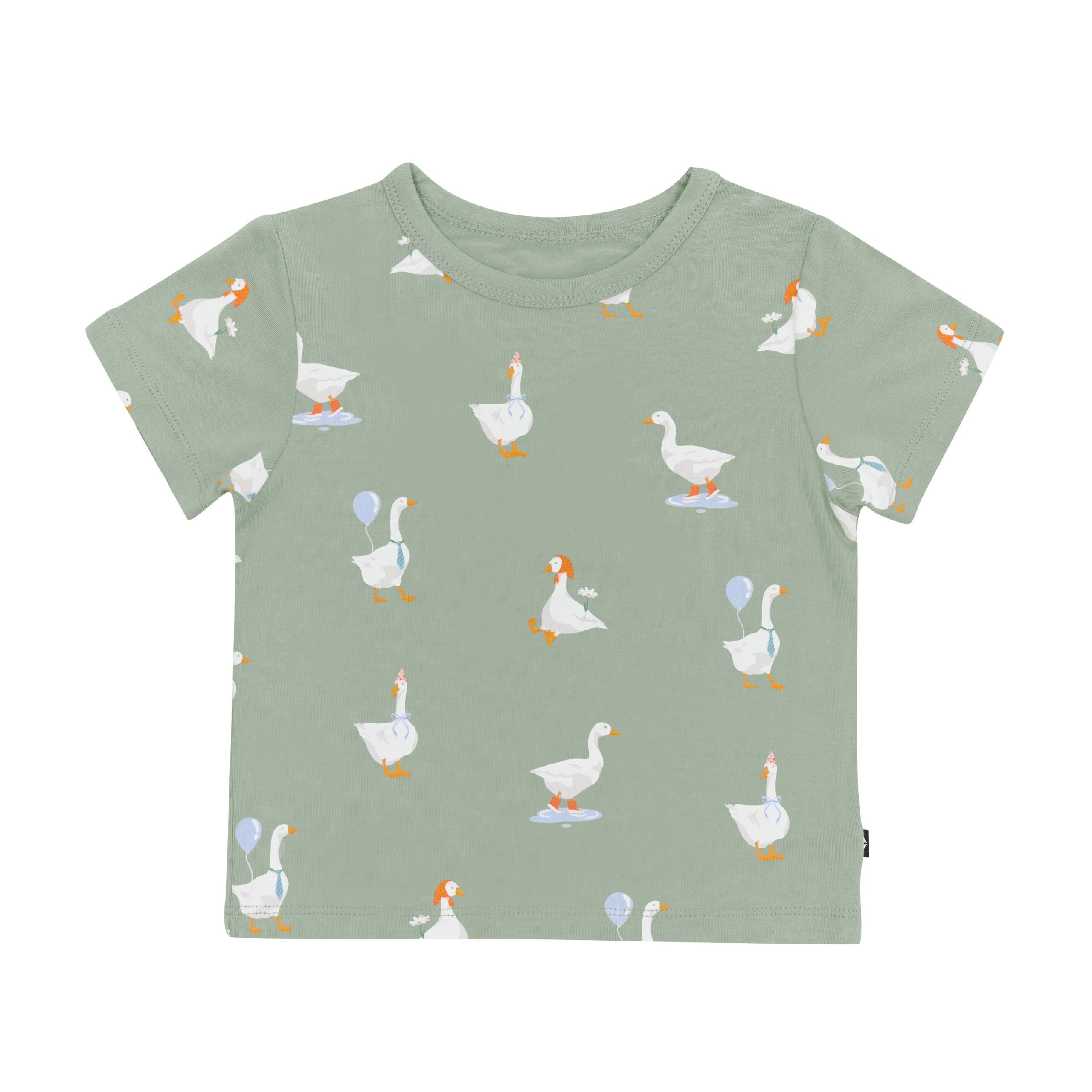 Toddler Basic Tee in Silly Goose - Image 2