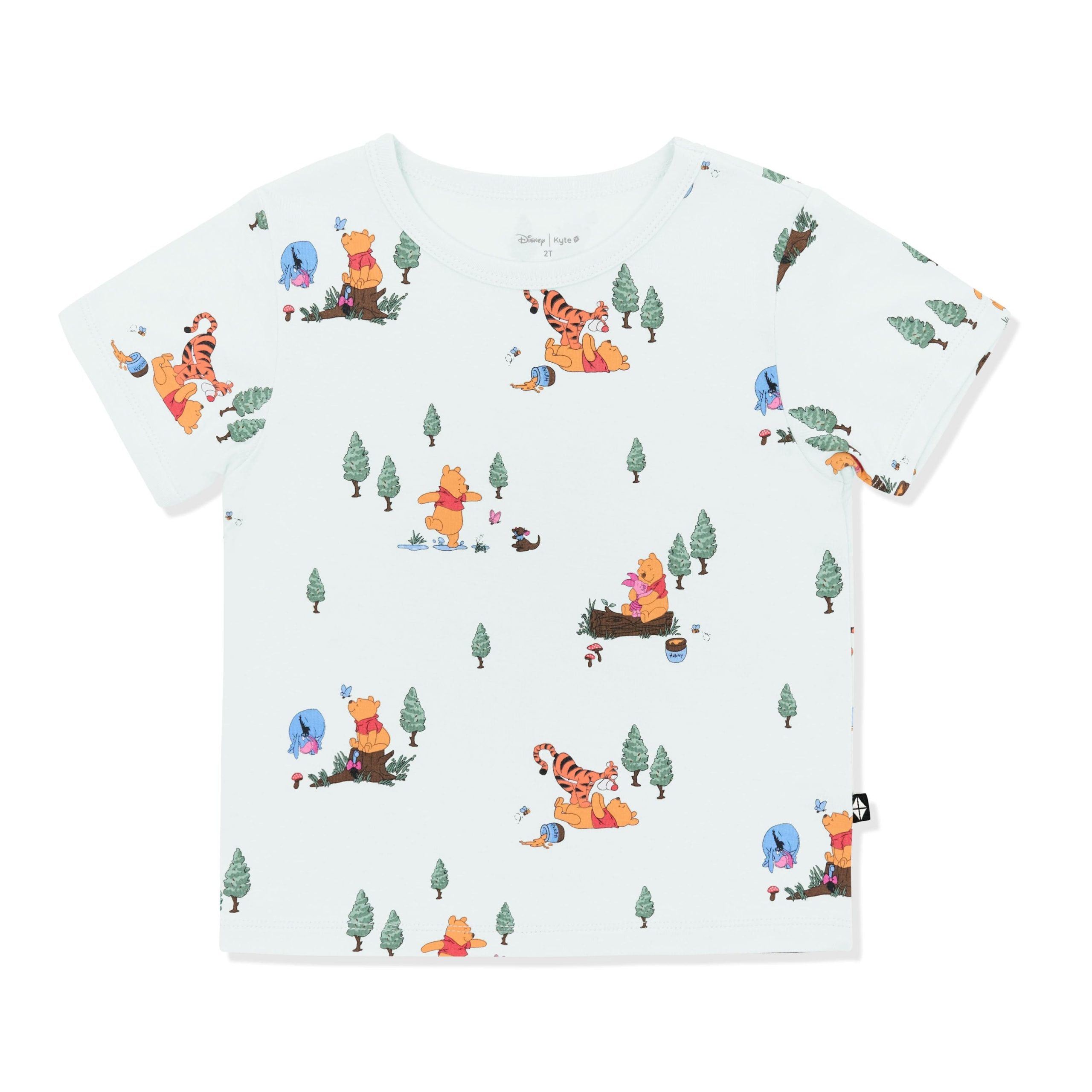 Toddler Basic Tee in Winnie the Pooh Hundred Acre Wood - Image 2