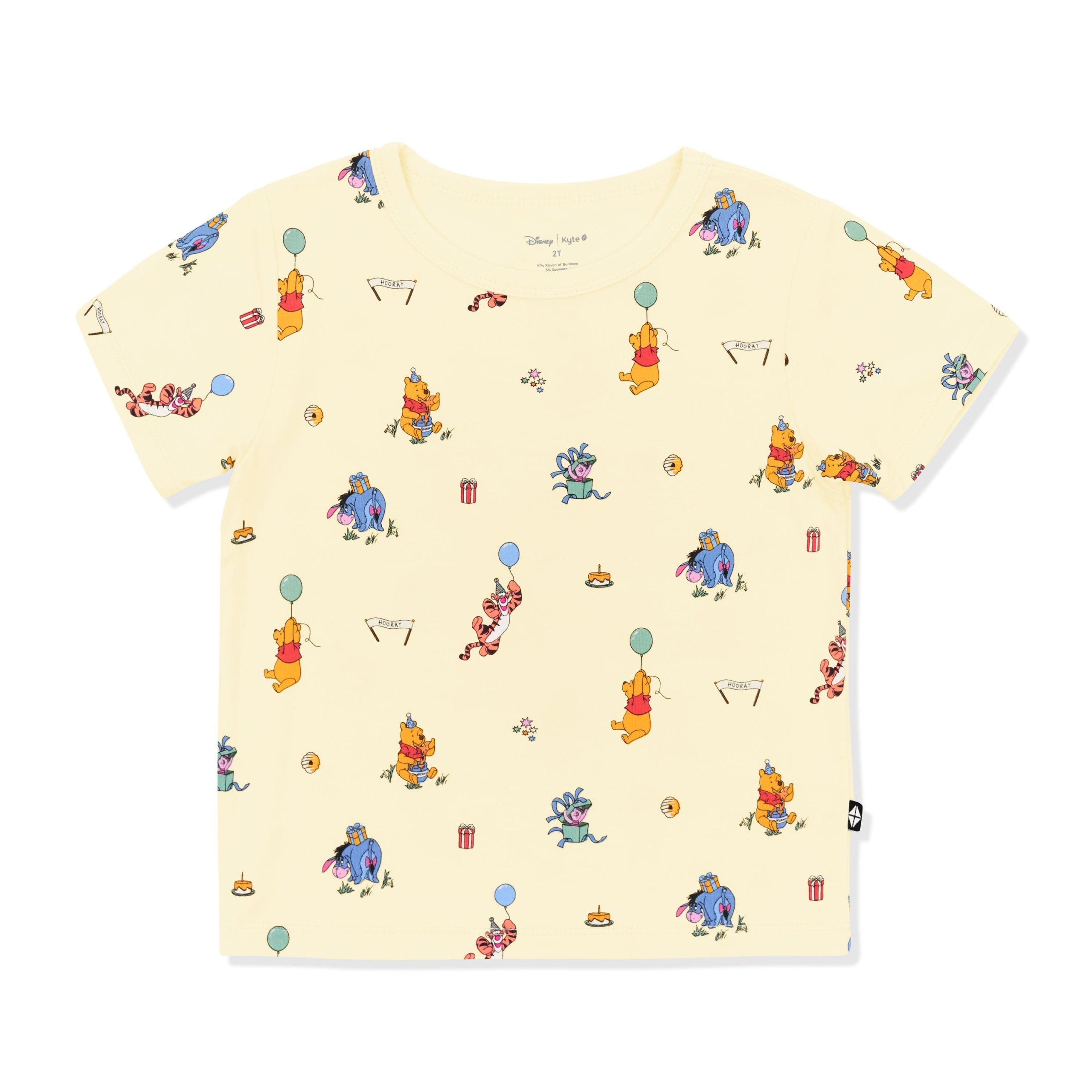 Toddler Basic Tee in Winnie the Pooh Celebration - Image 2