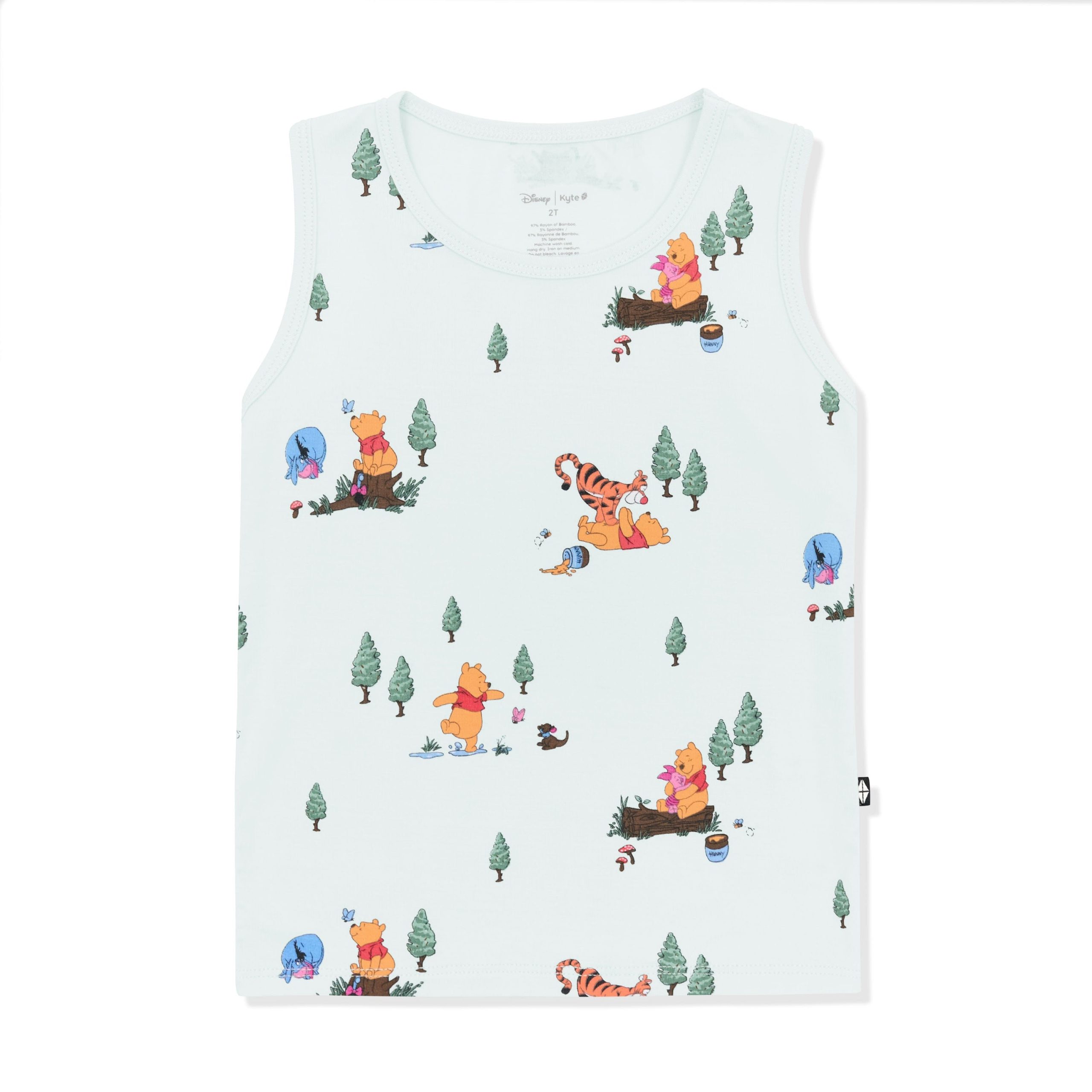 Toddler Tank Top in Winnie the Pooh Hundred Acre Wood - Image 2