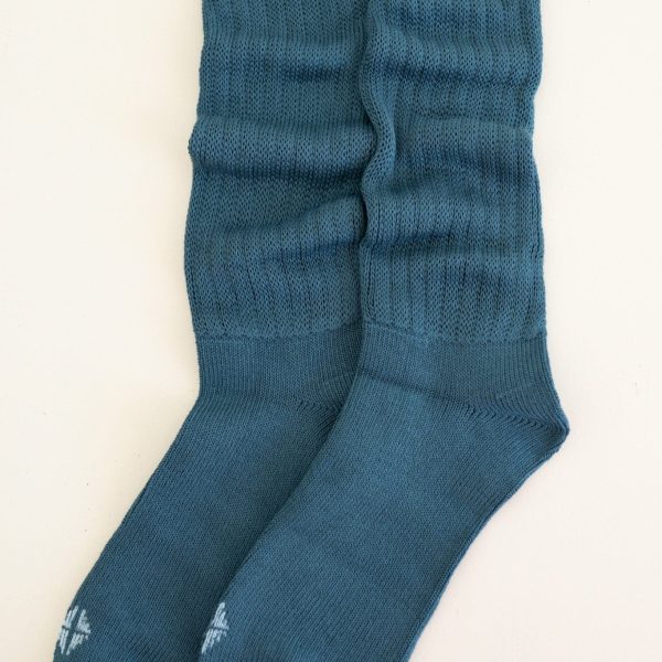 Adult Scrunch Socks in Atlantic