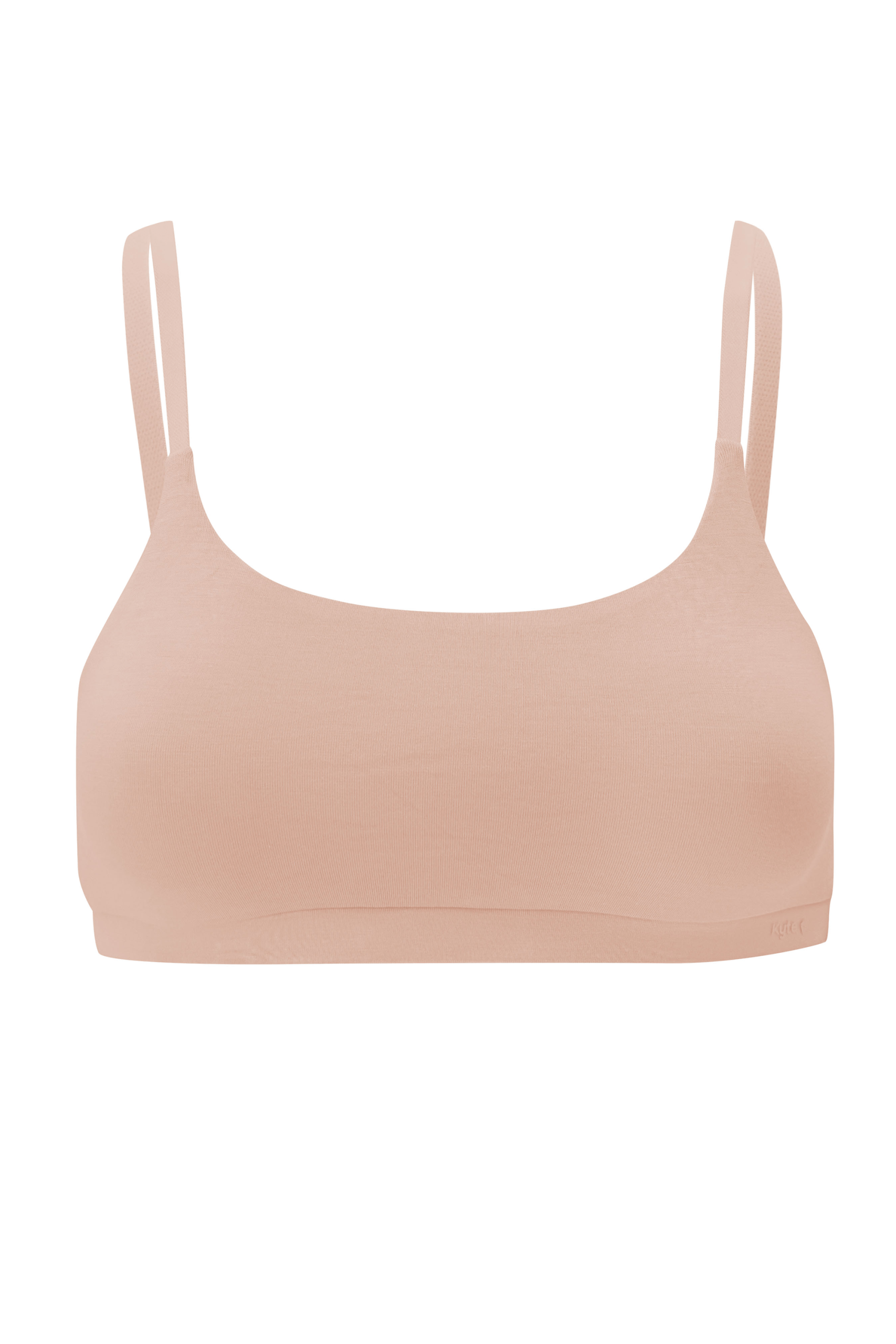 Women's Scoop Neck Bralette in Chai - Image 4