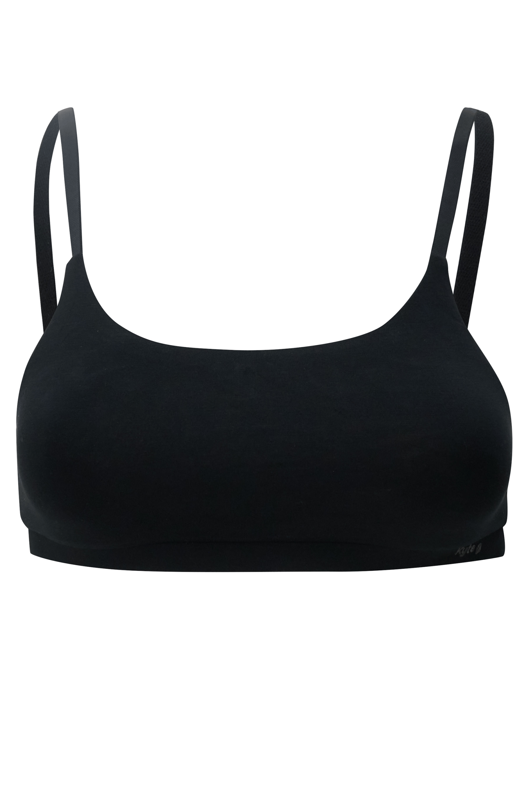 Women's Scoop Neck Bralette in Midnight - Image 6