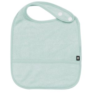 Terry Pocket Bib in Sage