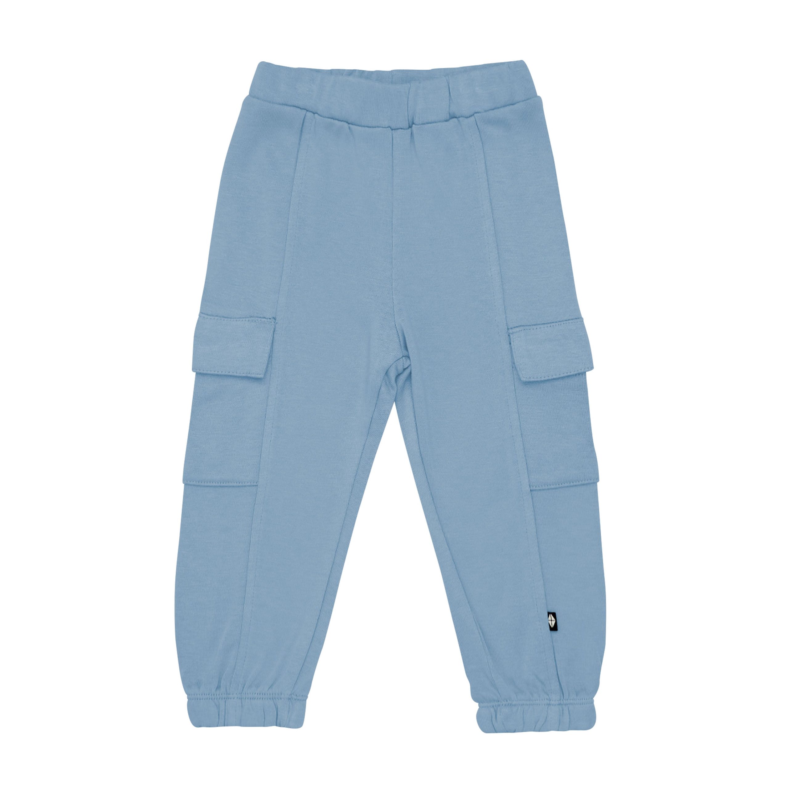 Fleece Cargo Pants in Slate - Image 2