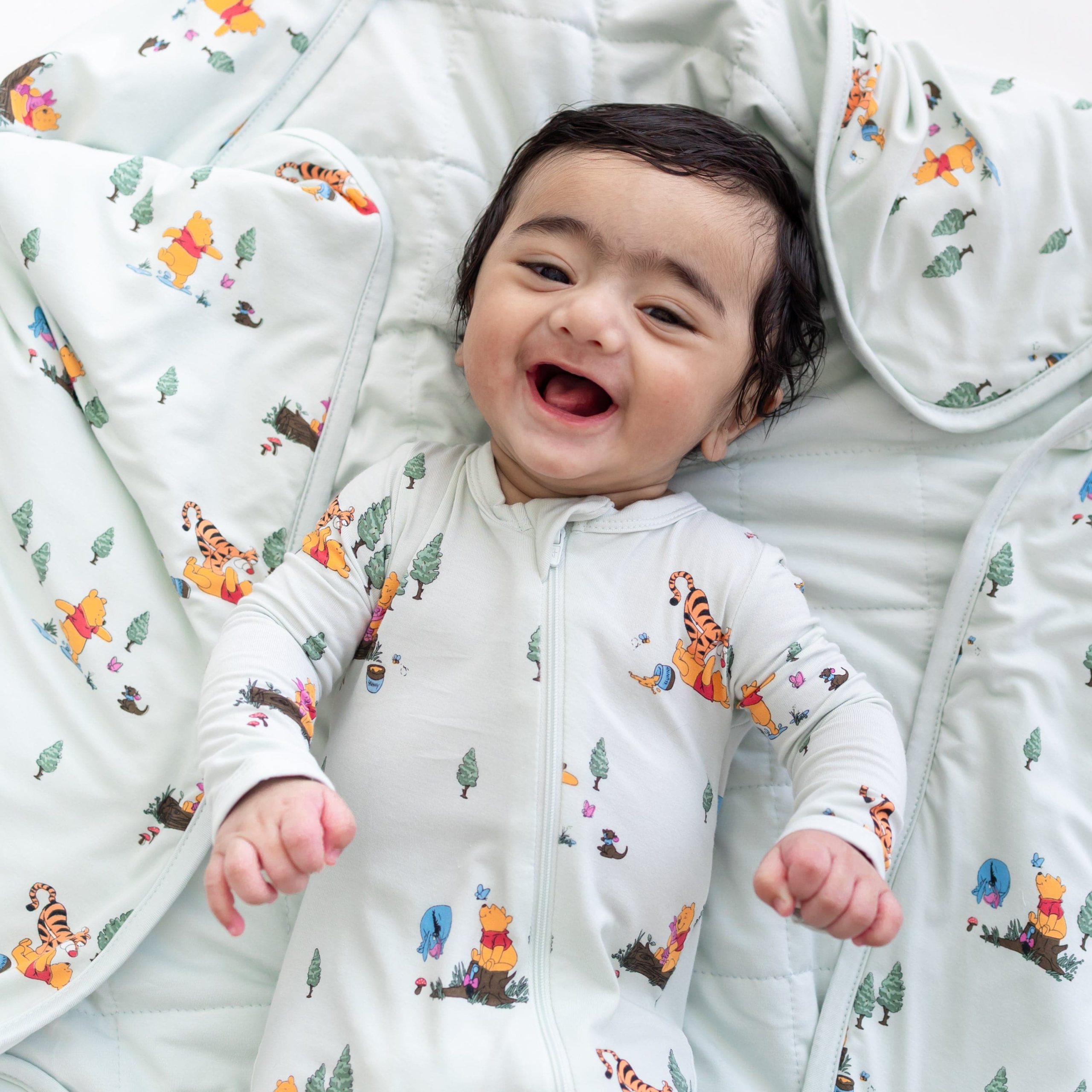 Baby Blanket in Winnie the Pooh Hundred Acre Wood 1.0 - Image 3