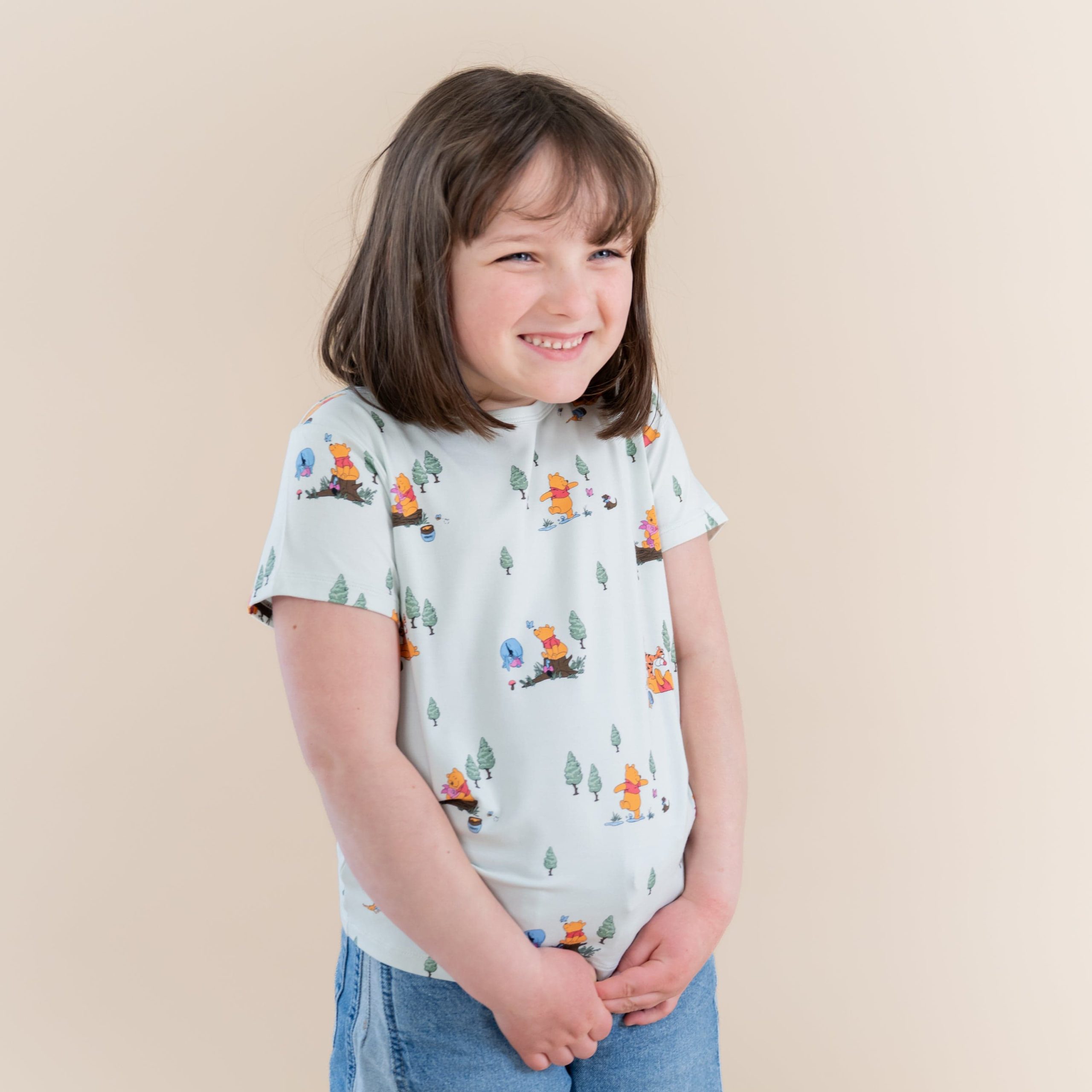Toddler Basic Tee in Winnie the Pooh Hundred Acre Wood - Image 3