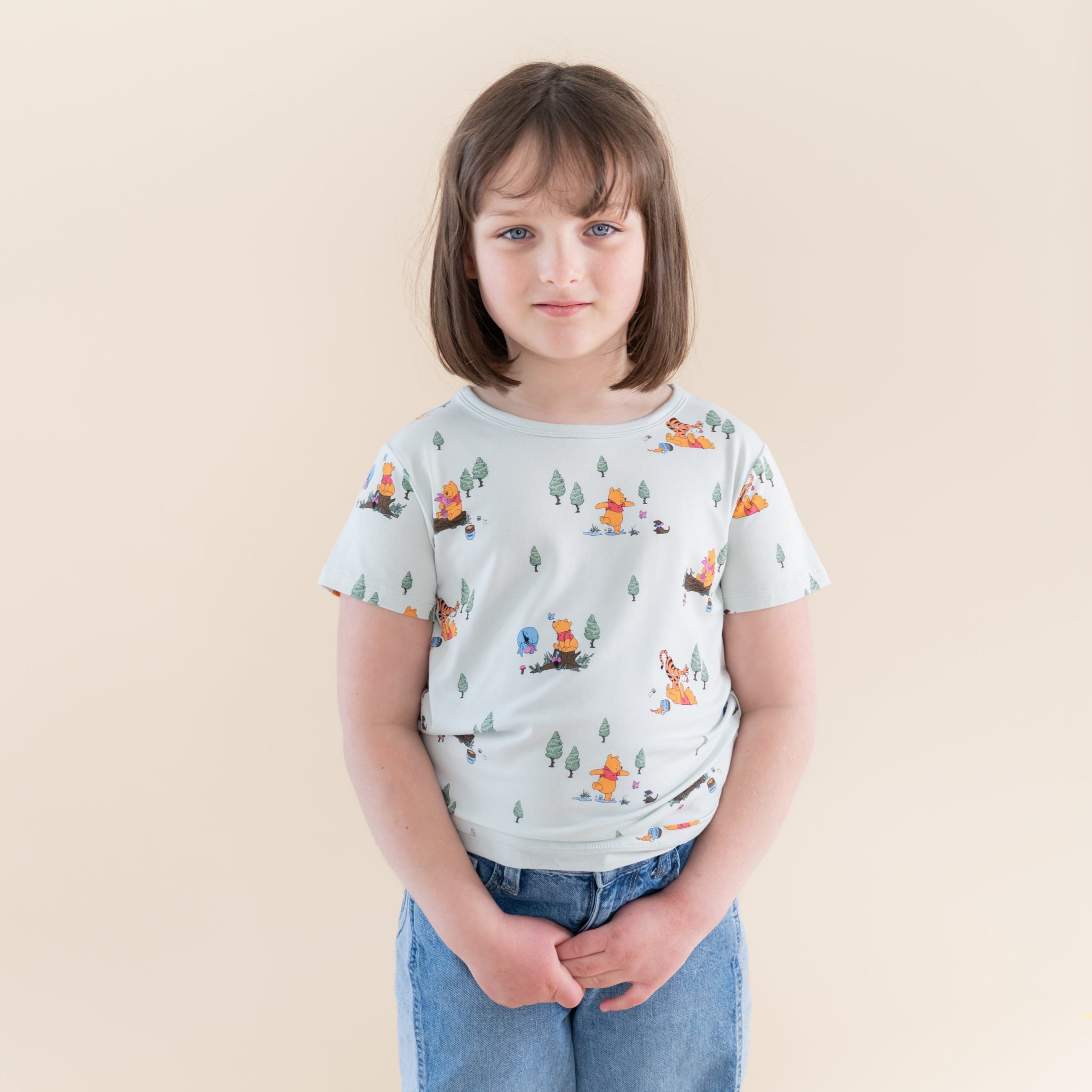Toddler Basic Tee in Winnie the Pooh Hundred Acre Wood - Image 5