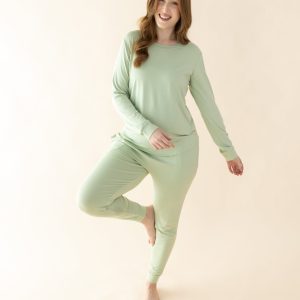 Women's Jogger Pajama Set in Basil