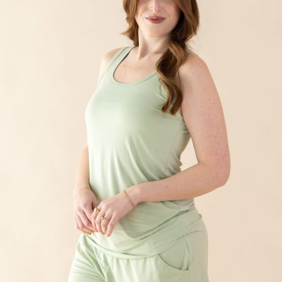 Women's Tank Set in Basil