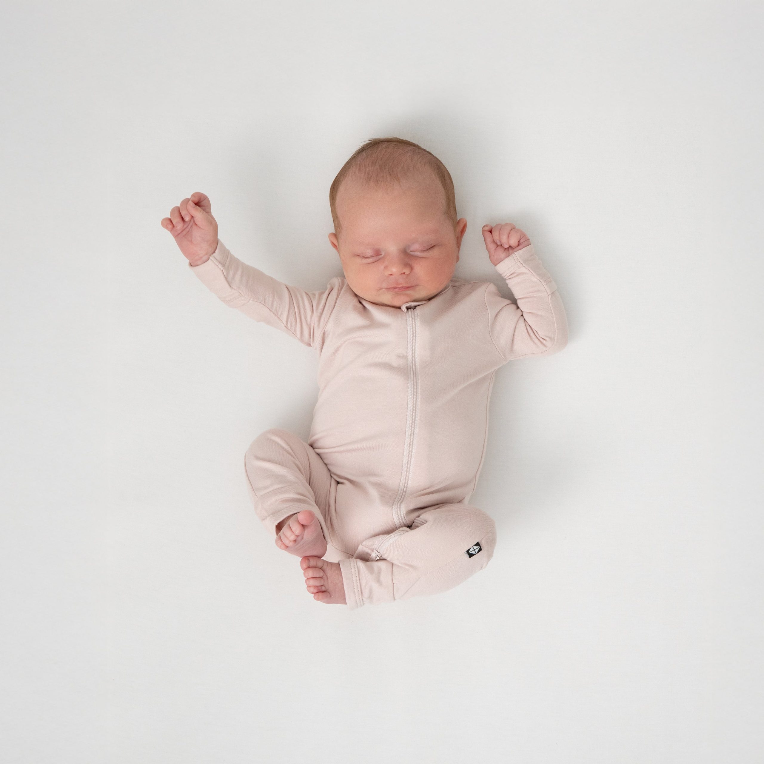 Zippered Romper in Blush - Image 5