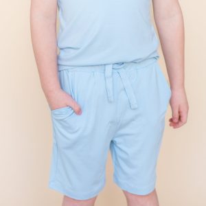 Drawstring Short in Breeze