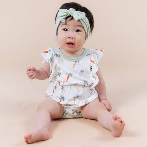Bubble Romper in Carrot