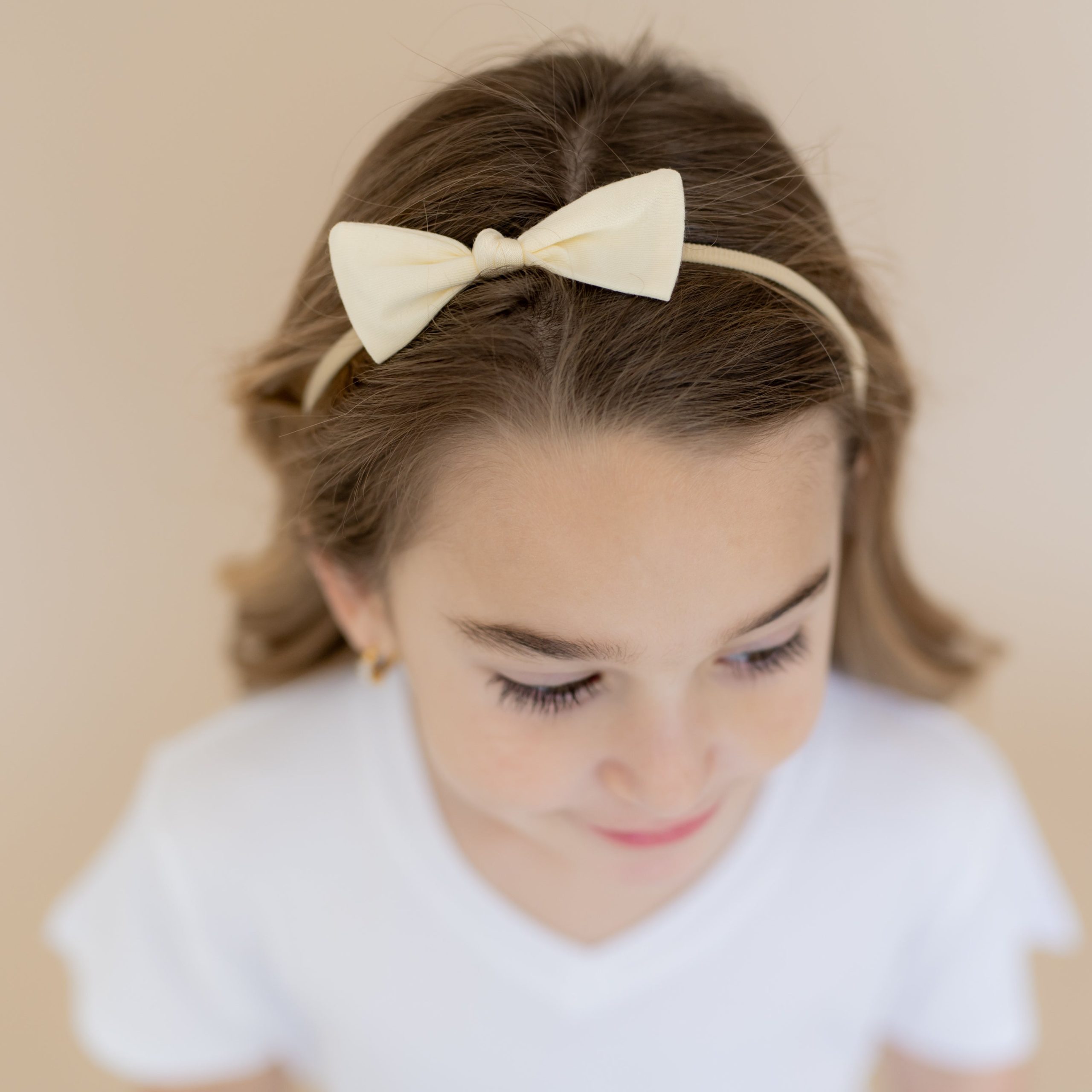 Tiny Nylon Bow in Chamomile - Image 3