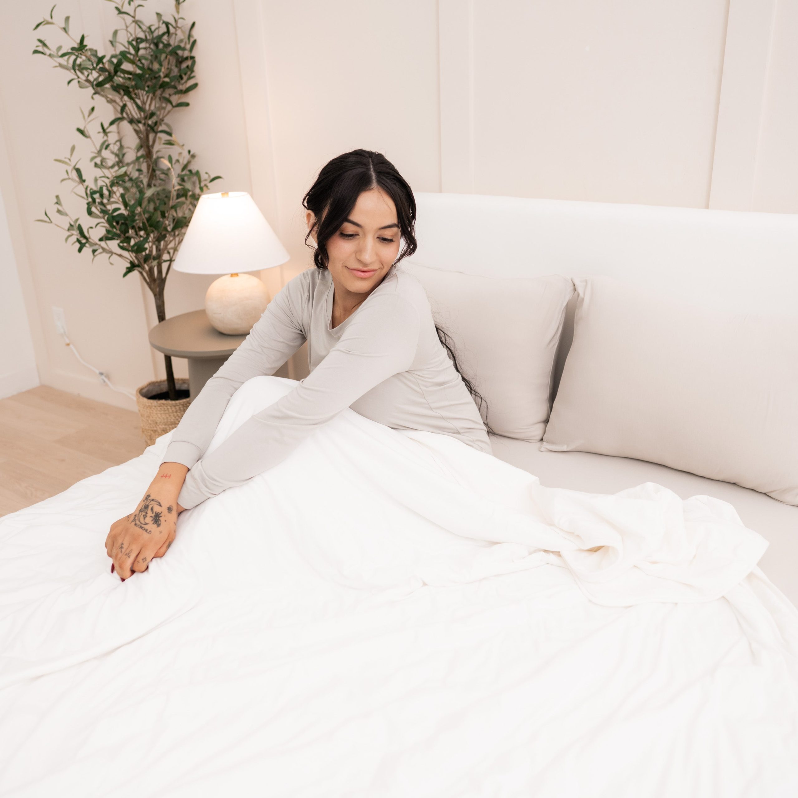 Adult Quilted Blanket in Cloud 1.0 - Image 2