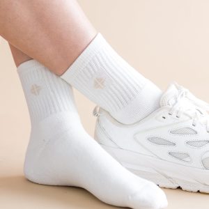 Adult Crew Socks in Cloud