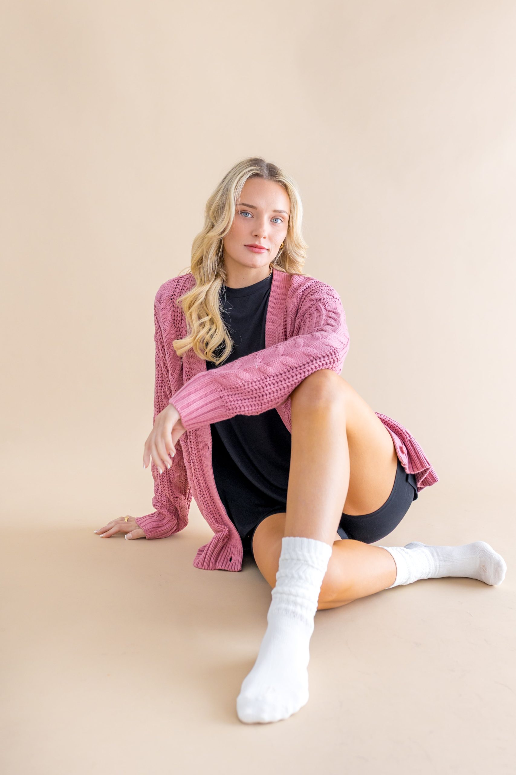 Adult Scrunch Socks in Cloud - Image 3