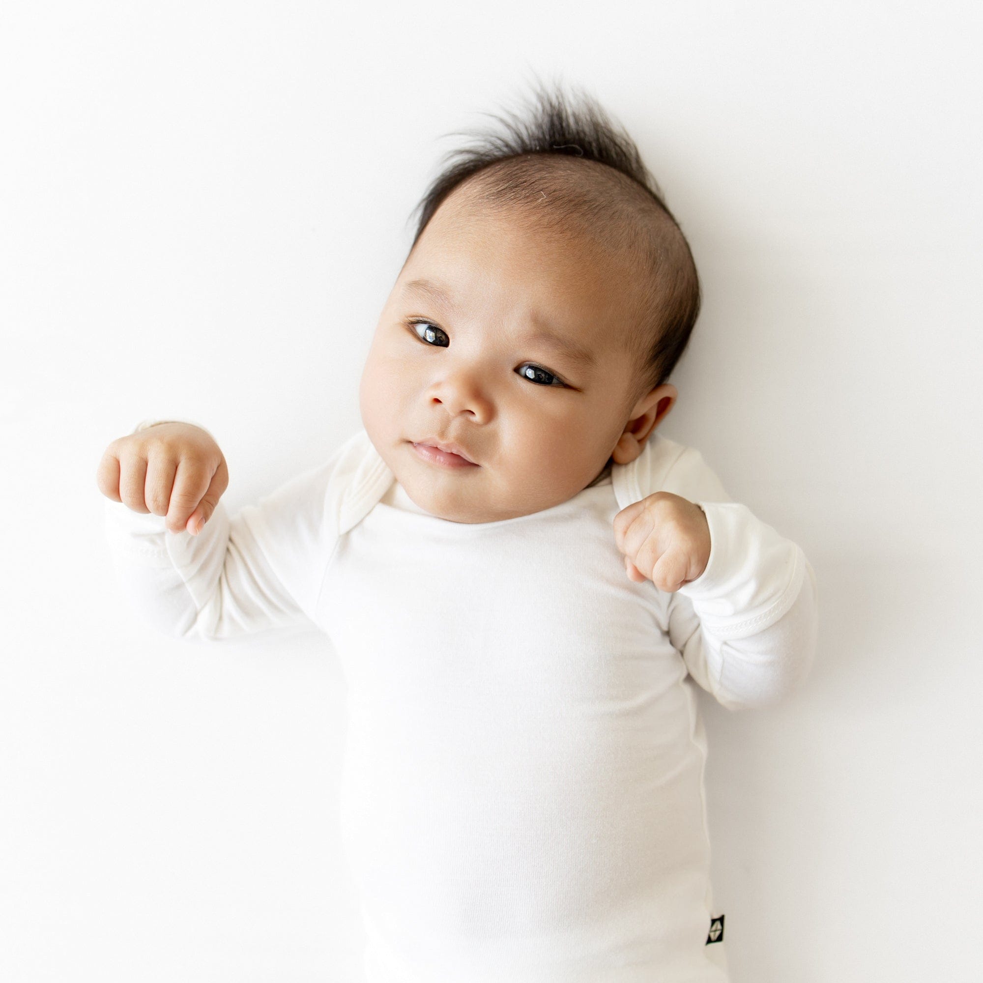Long Sleeve Bodysuit in Cloud - Image 3