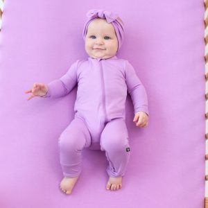 Zippered Romper in Poi