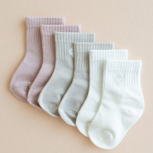 Crew Socks Combo 3-Pack in Pastel
