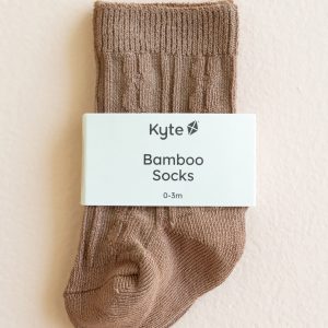 Knee High Socks in Latte