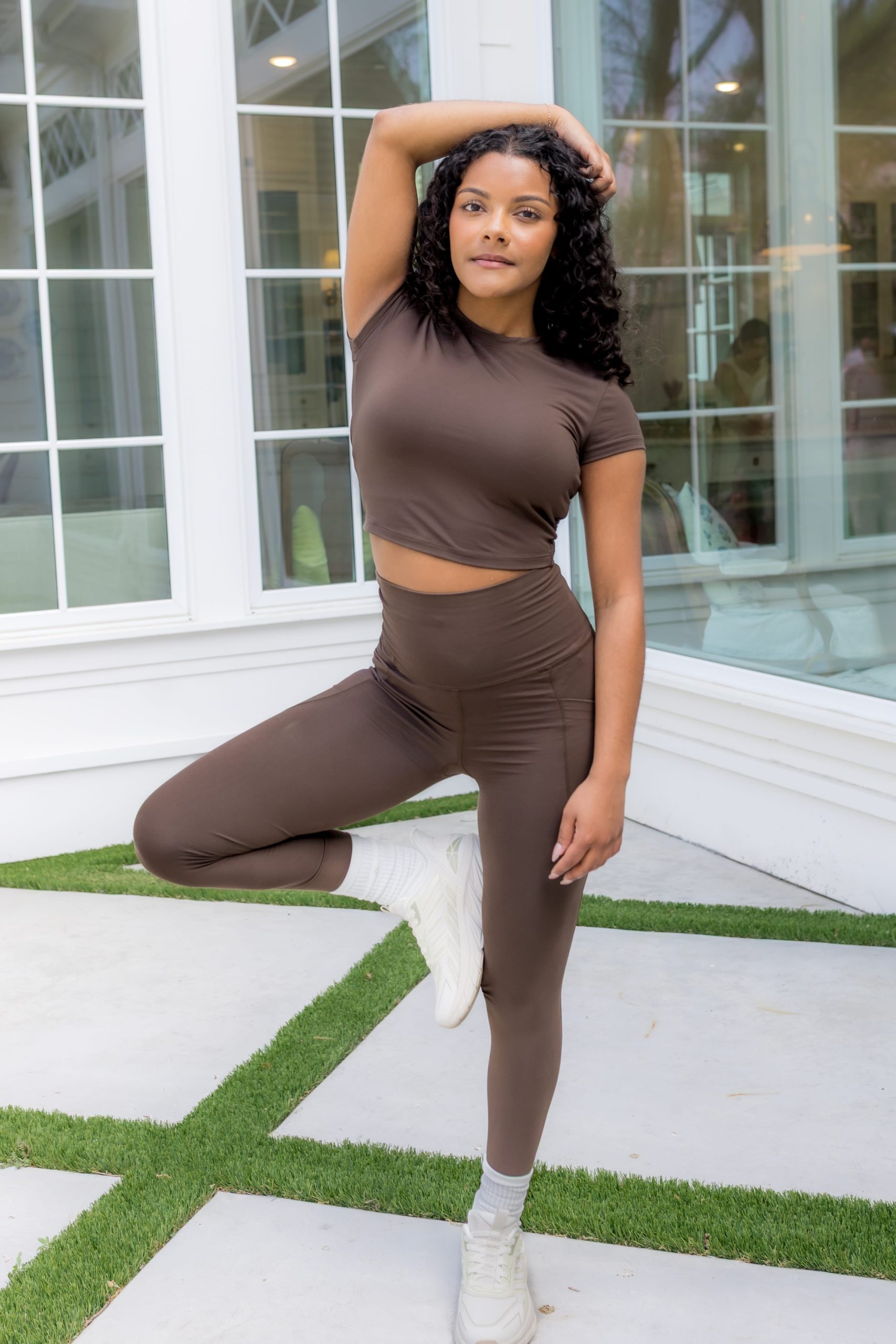 Bamboo Flex Baby Tee in Espresso - Image 2