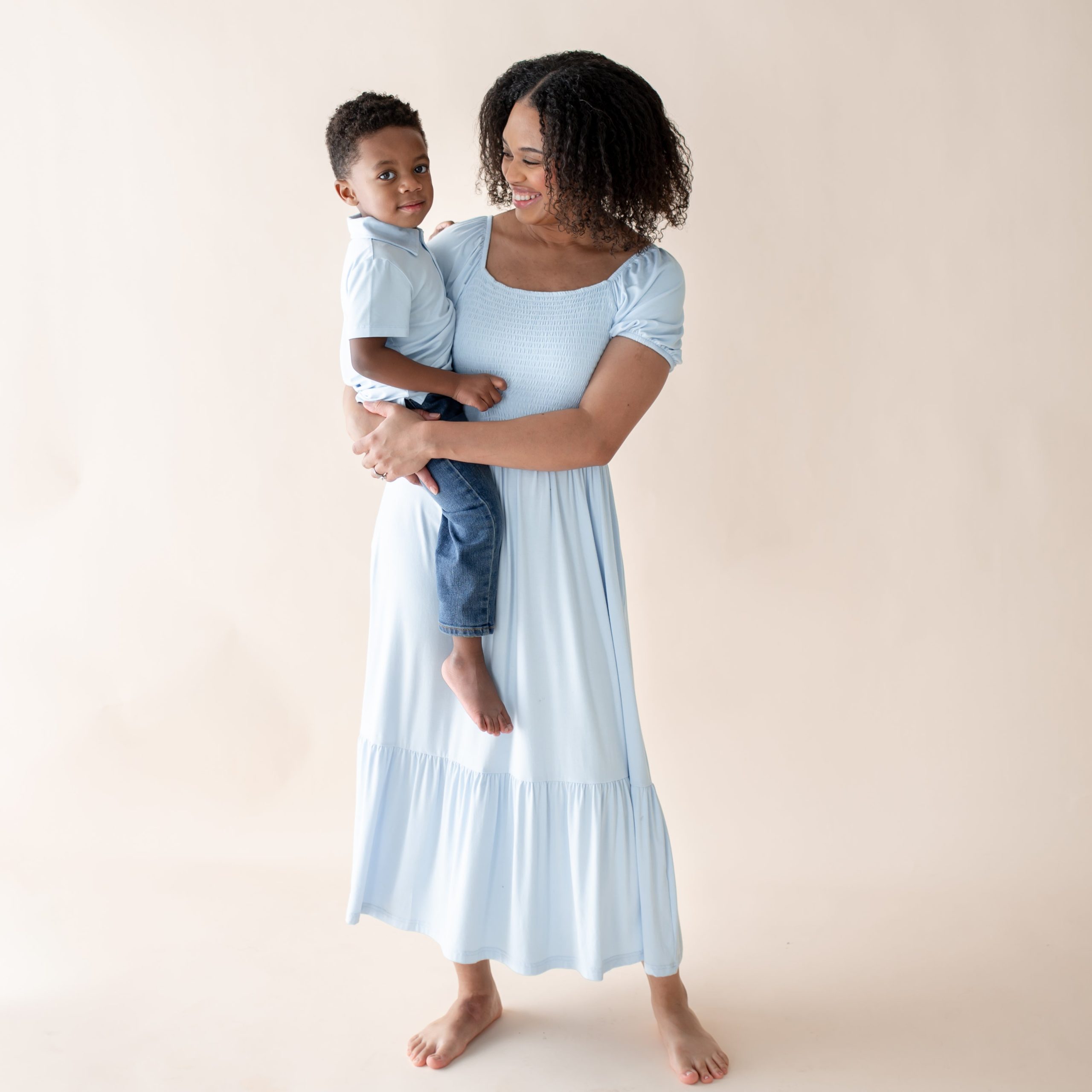 Toddler Short Sleeve Polo in Breeze - Image 3