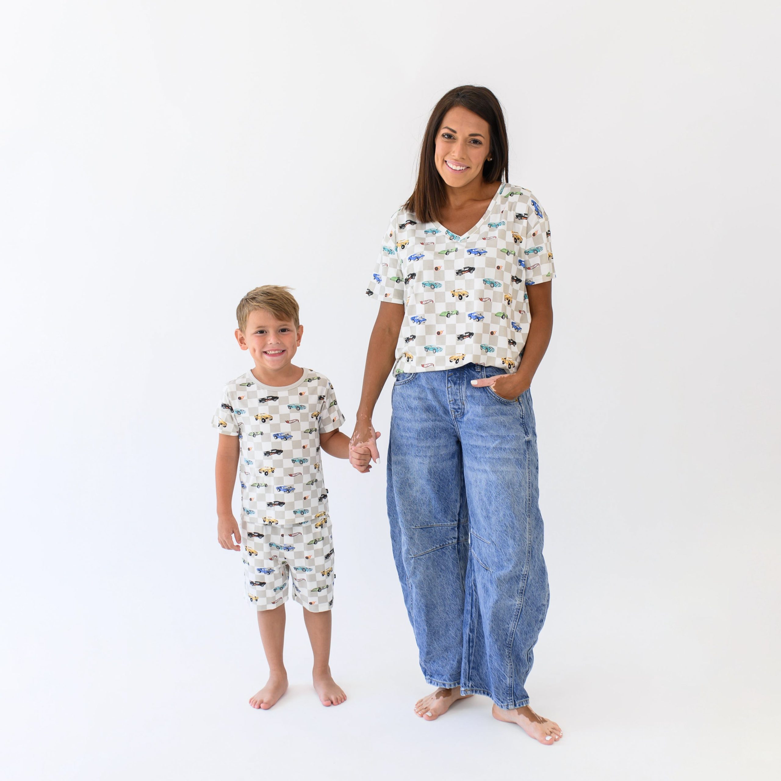 Women's Relaxed Fit V-Neck in Fast and Fierce - Image 2