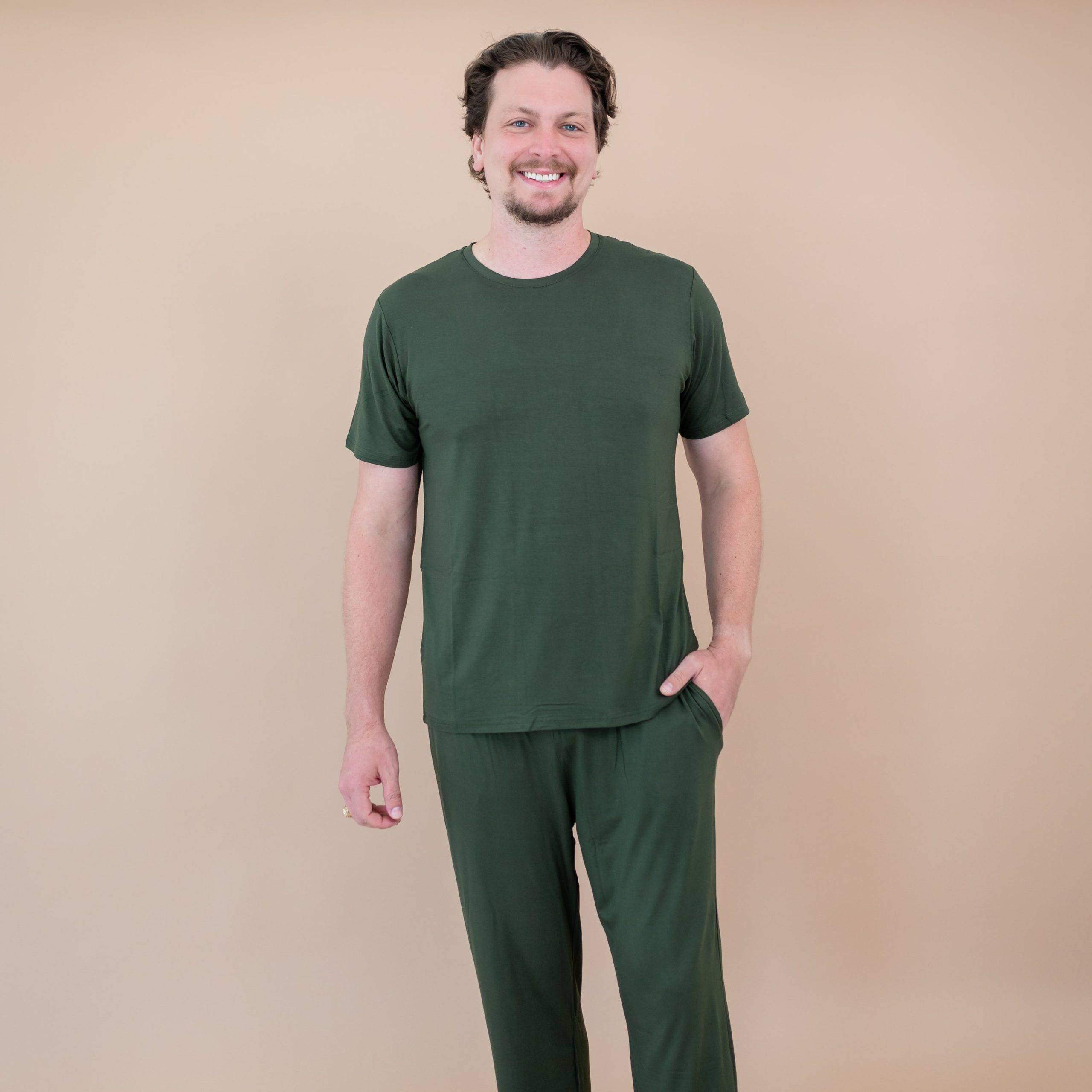 Men's Lounge Pants in Fir - Image 3