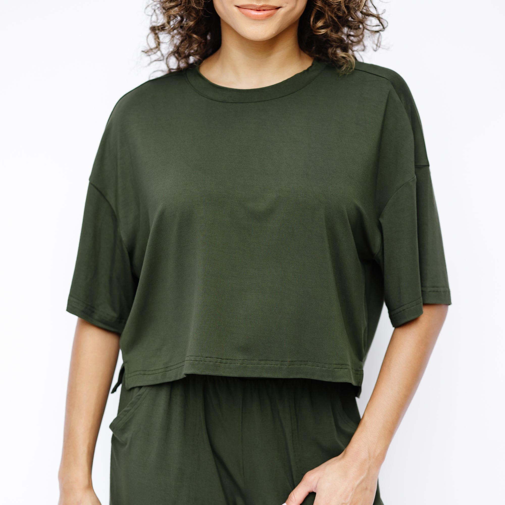 Women's Short Sleeve Tee in Fir
