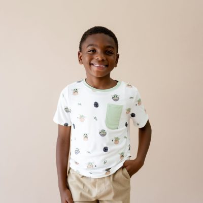 Toddler Crew Neck Tee in Grogu