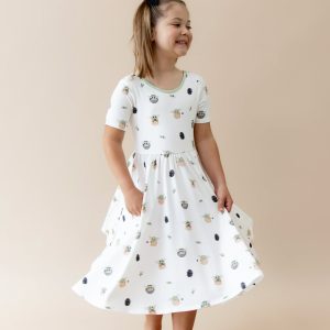 Twirl Dress in Grogu