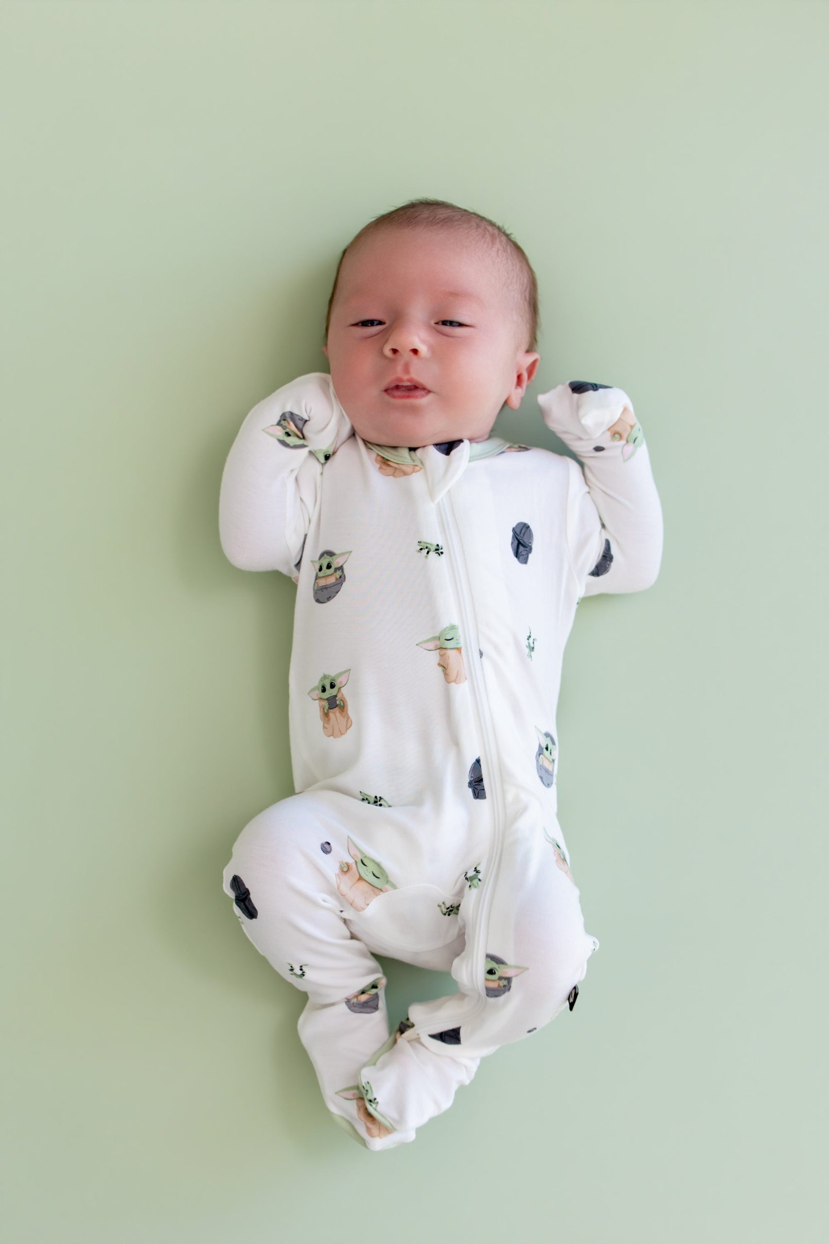 Zippered Footie in Grogu