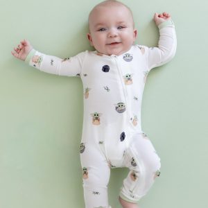 Zippered Romper in Grogu