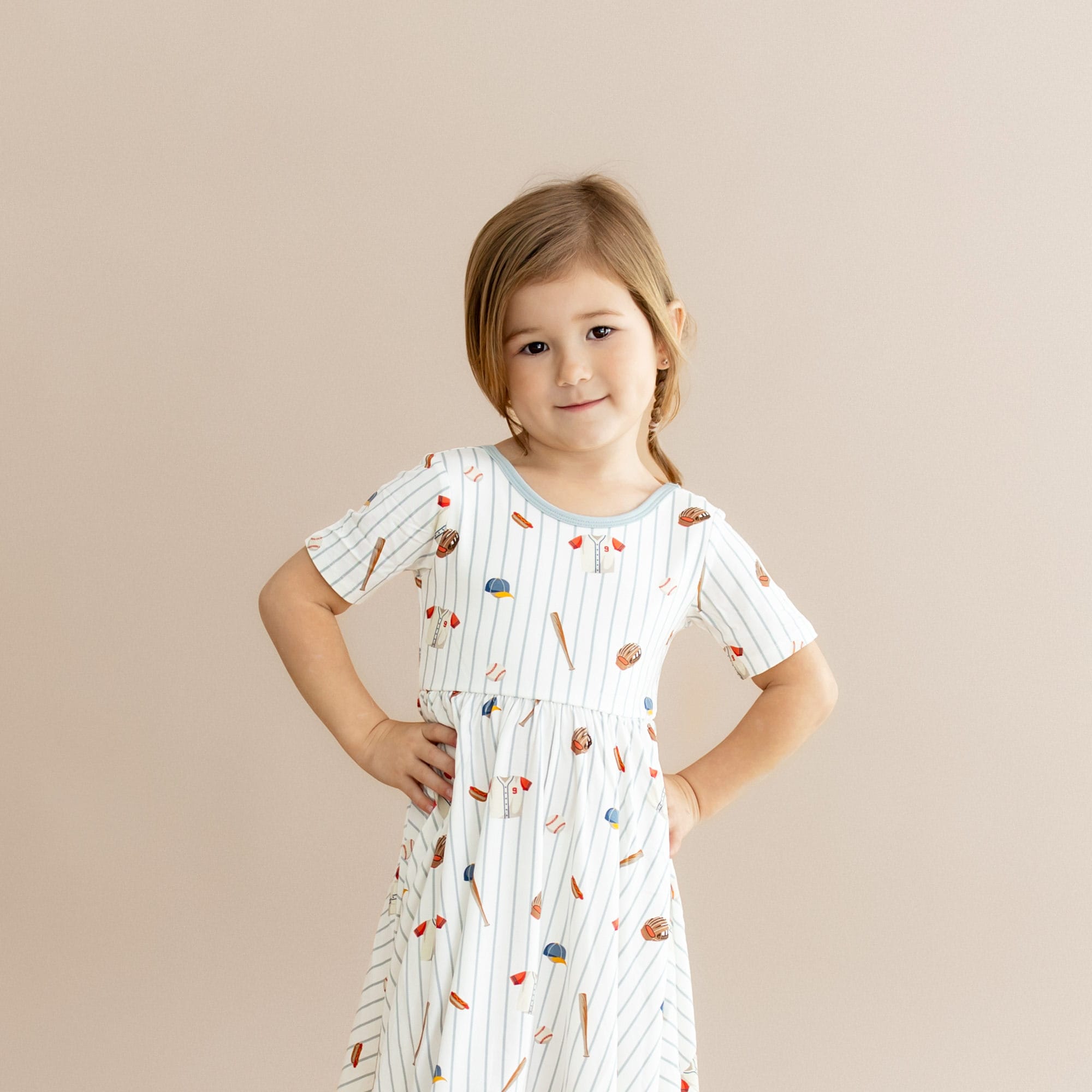 Twirl Dress in Home Run - Image 4