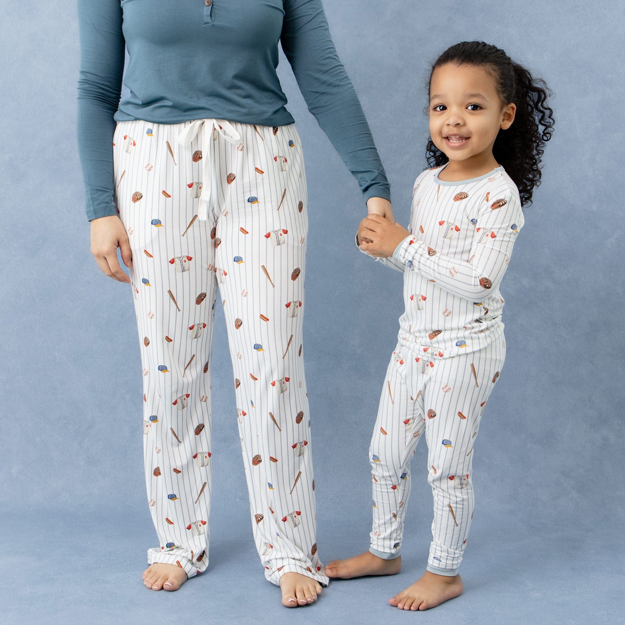 Long Sleeve Pajamas in Home Run - Image 3