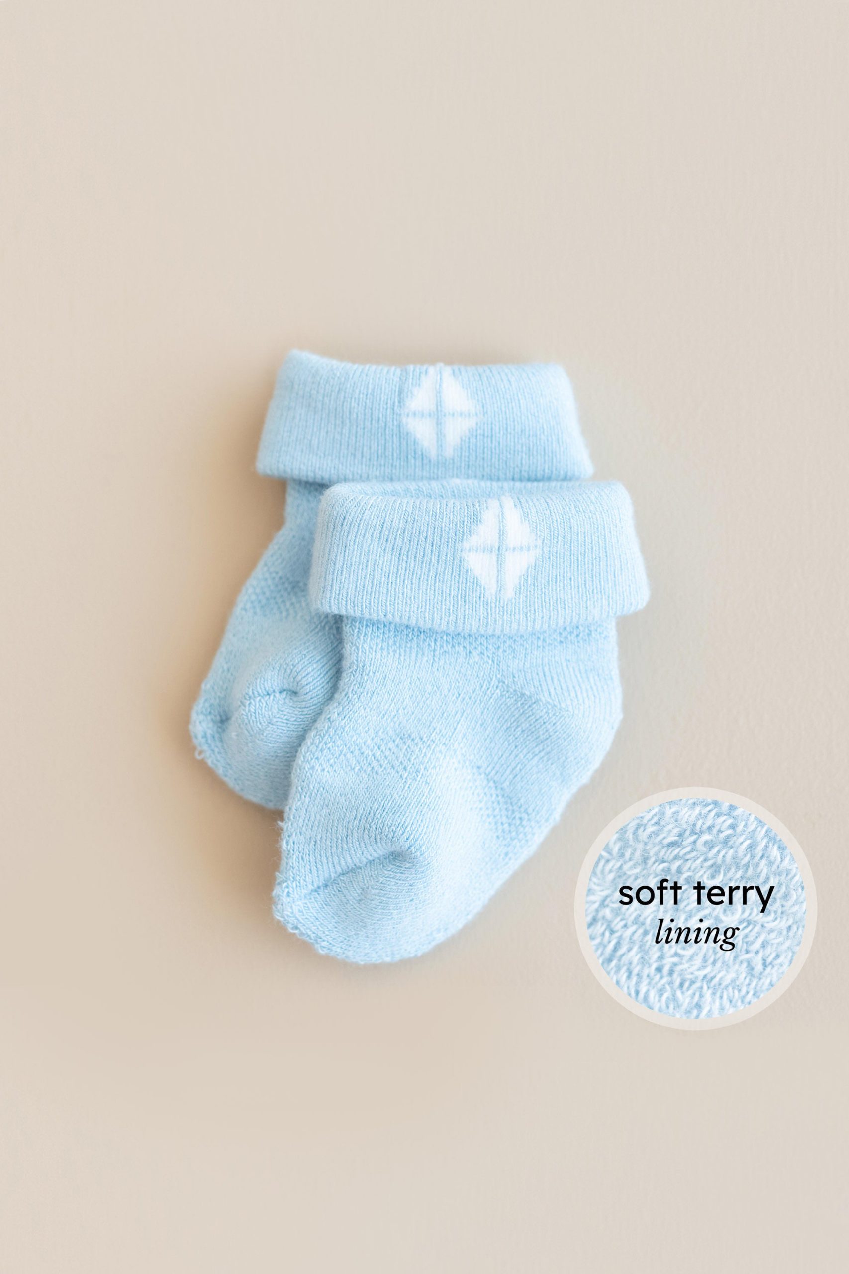 Baby 3-Pack Socks in Cool - Image 2